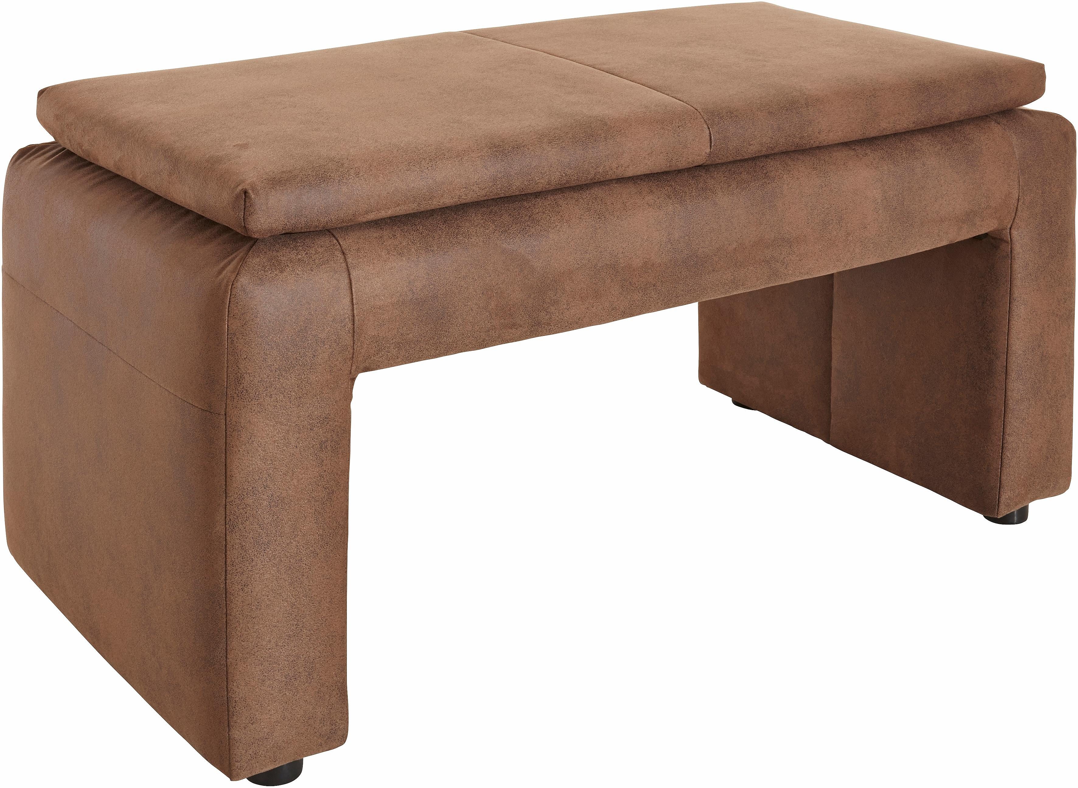 exxpo - sofa fashion hocker breedte 100 cm bruin