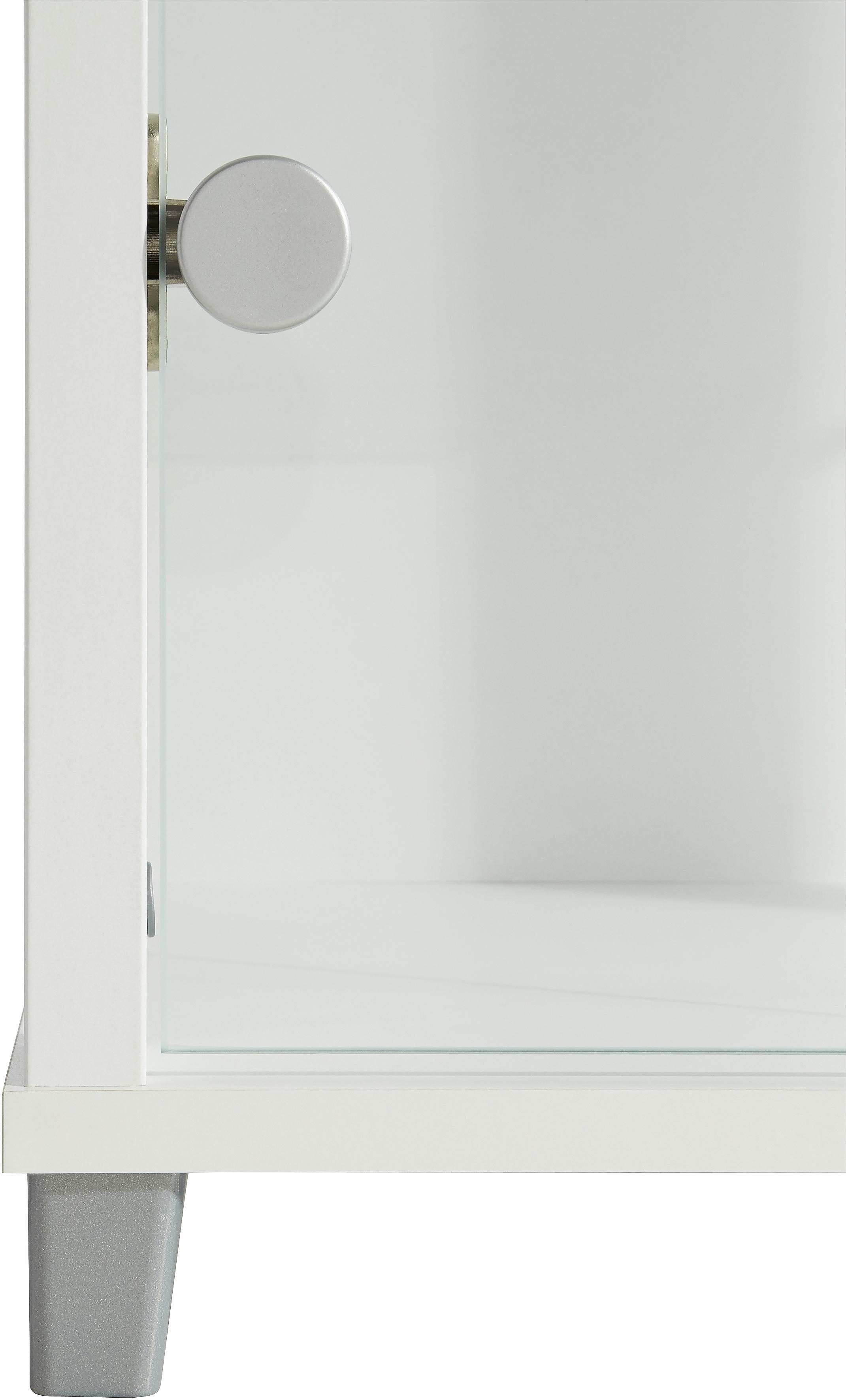 fif möbel Vitrinekast OPTIMA Staande vitrine/glasvitrine met 2 glazen deuren, perfect voor verzamelaars, verzamelvitrine