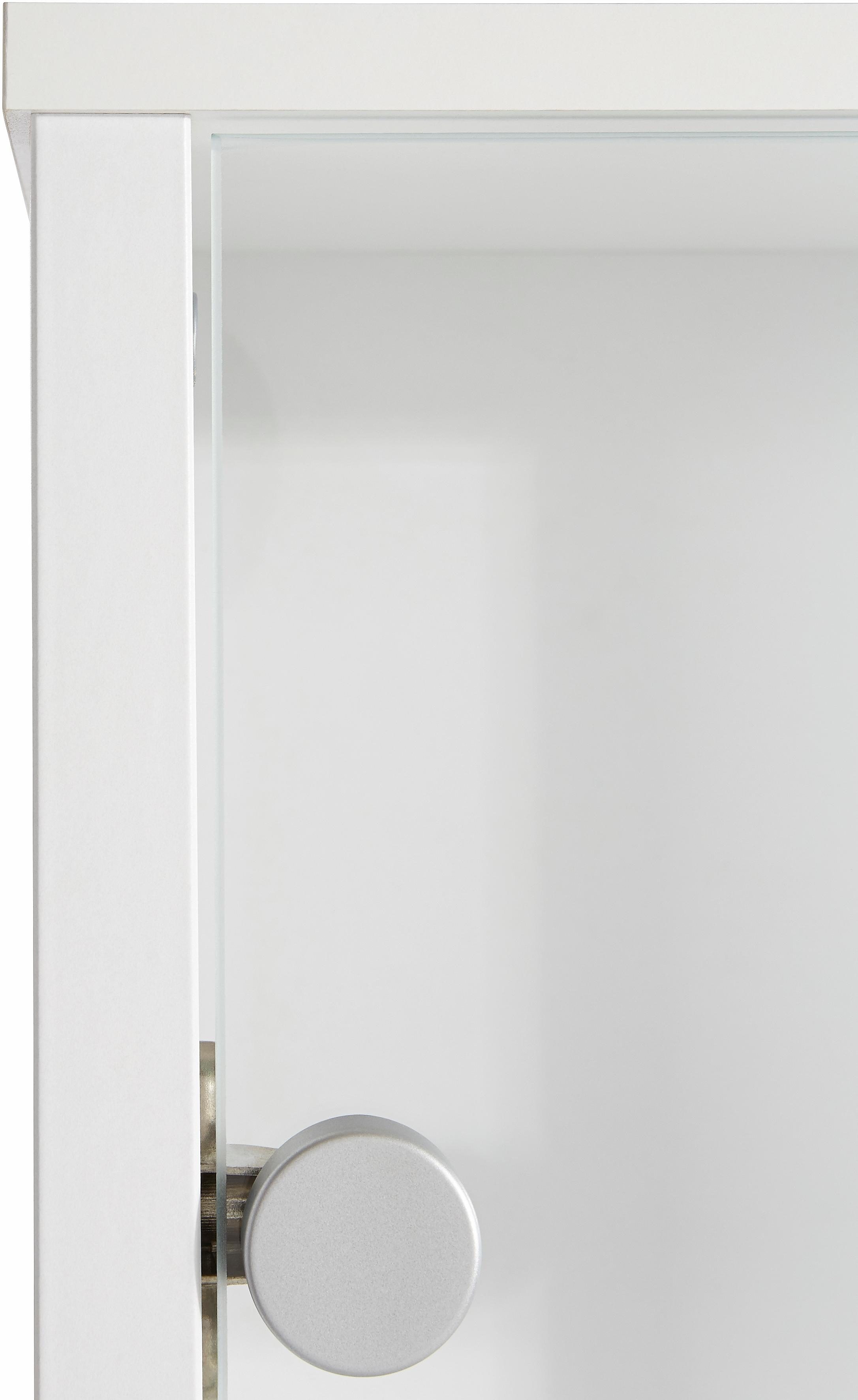fif möbel Vitrinekast OPTIMA Staande vitrine/glasvitrine met 2 glazen deuren, perfect voor verzamelaars, verzamelvitrine