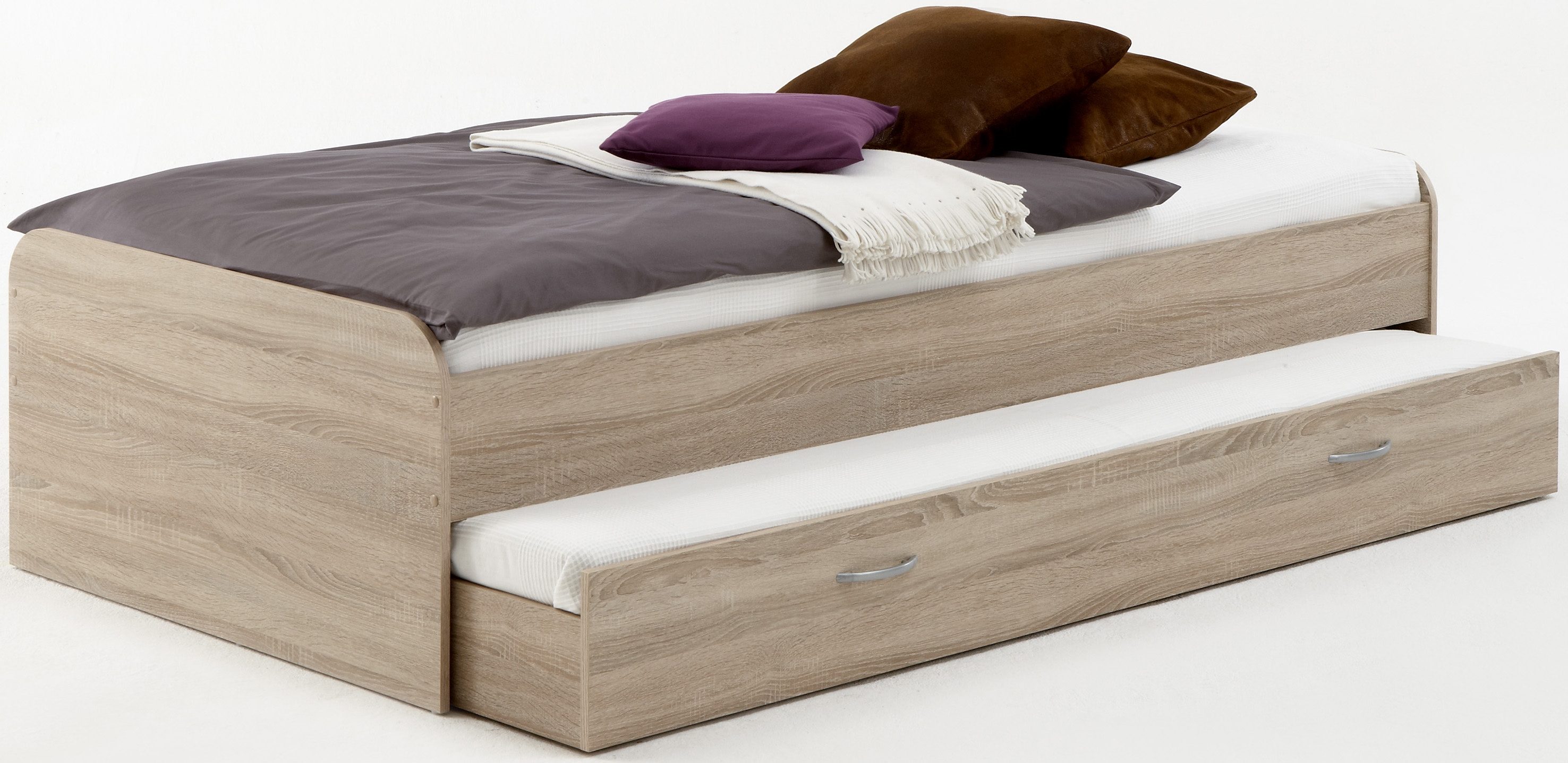 FMD Functioneel ledikant eenpersoonsbedden beige