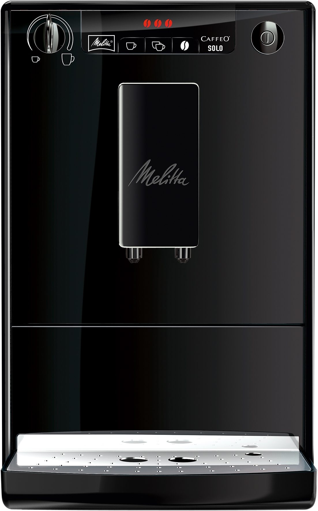 Melitta Volautomatisch koffiezetapparaat Solo® E950-201, zwart, Perfect voor caffè crema & espresso, slechts 20 cm breed