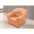 domo collection fauteuil papenburg in vele kleuren oranje