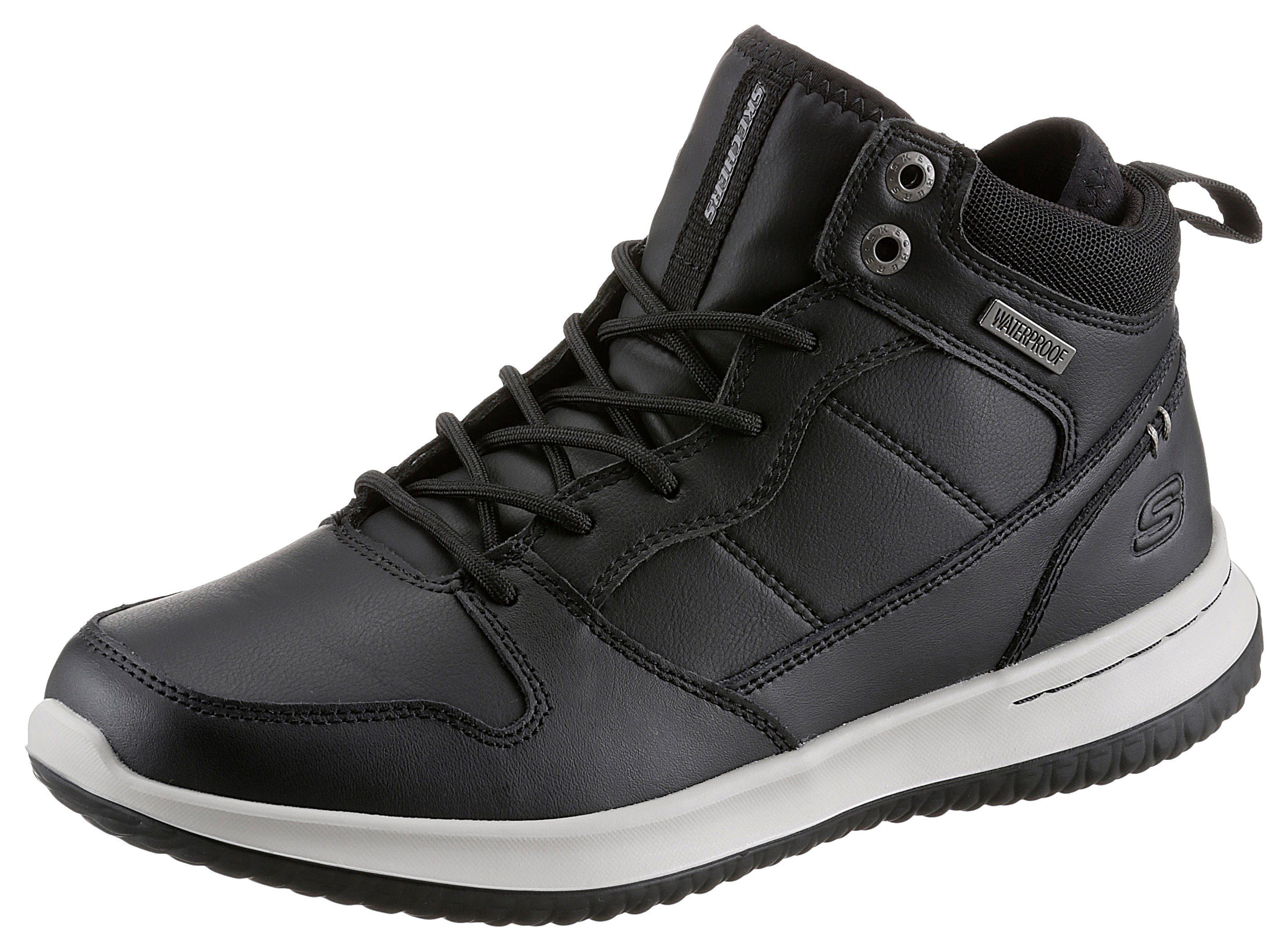 Skechers Hoge veterschoenen DELSON SELECTO met waterproof-uitrusting, vrijetijdsschoen, veterschoen