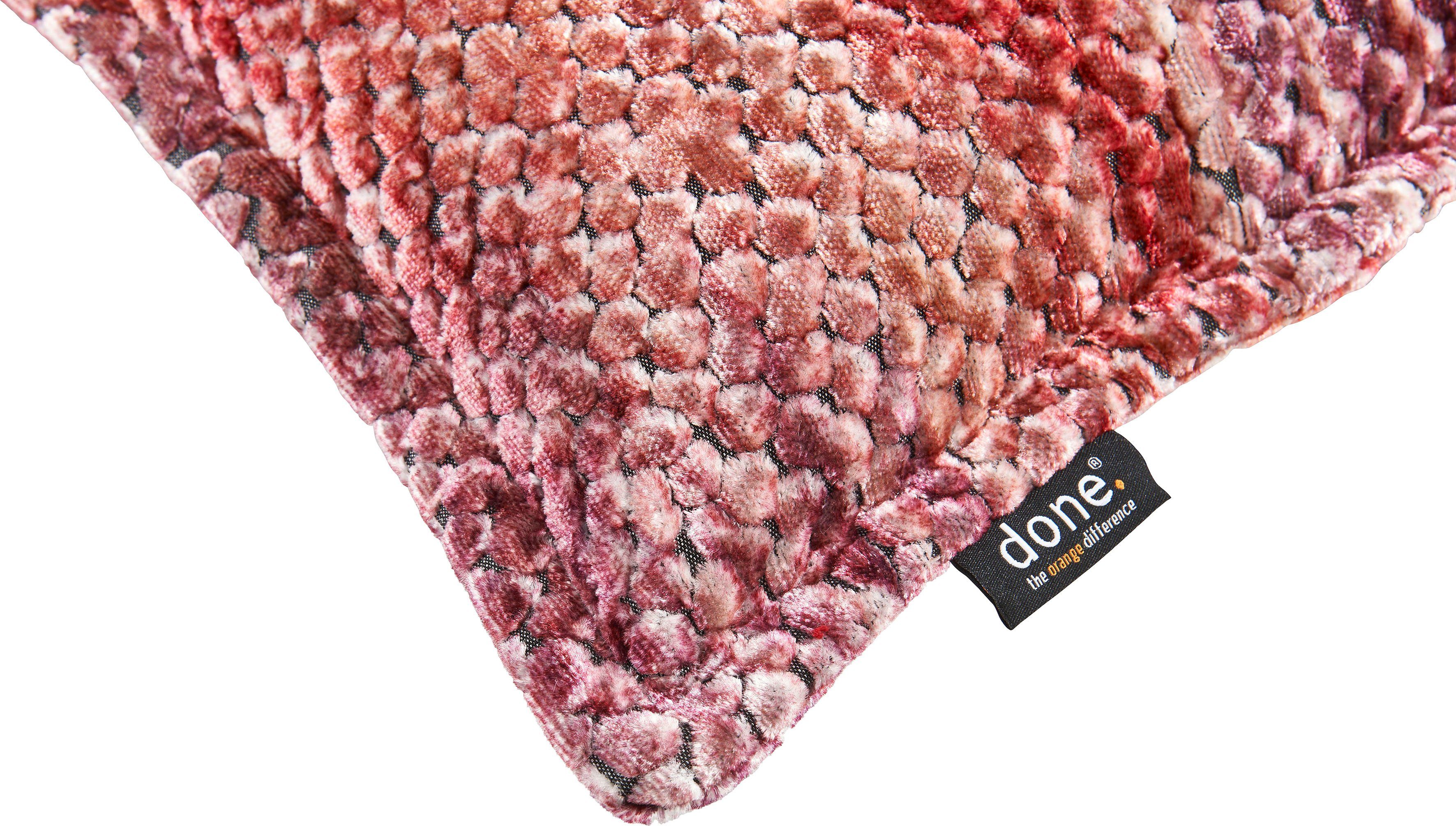 done.® Sierkussen Glamour colour Rits, zonder vulling, gemêleerd (1 stuk)