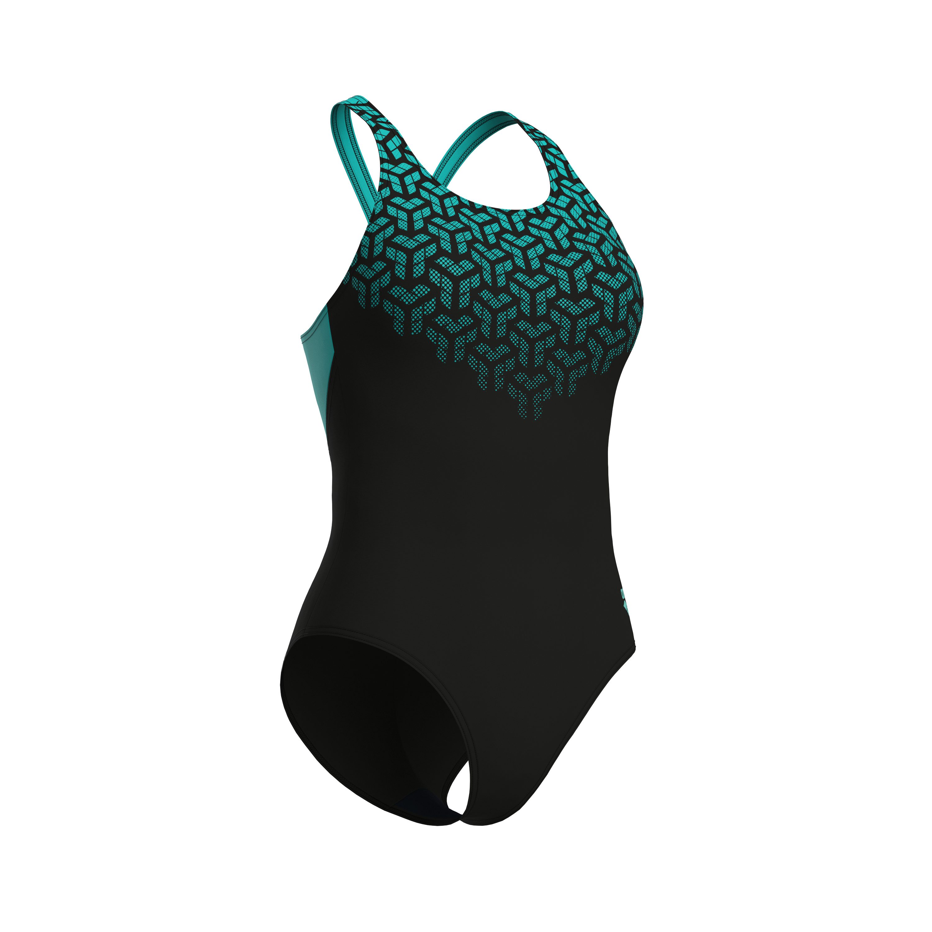Arena Badpak WOMEN'S ARENA KIKKO V SWIMSUIT V BACK GRAPHIC (1 stuk)