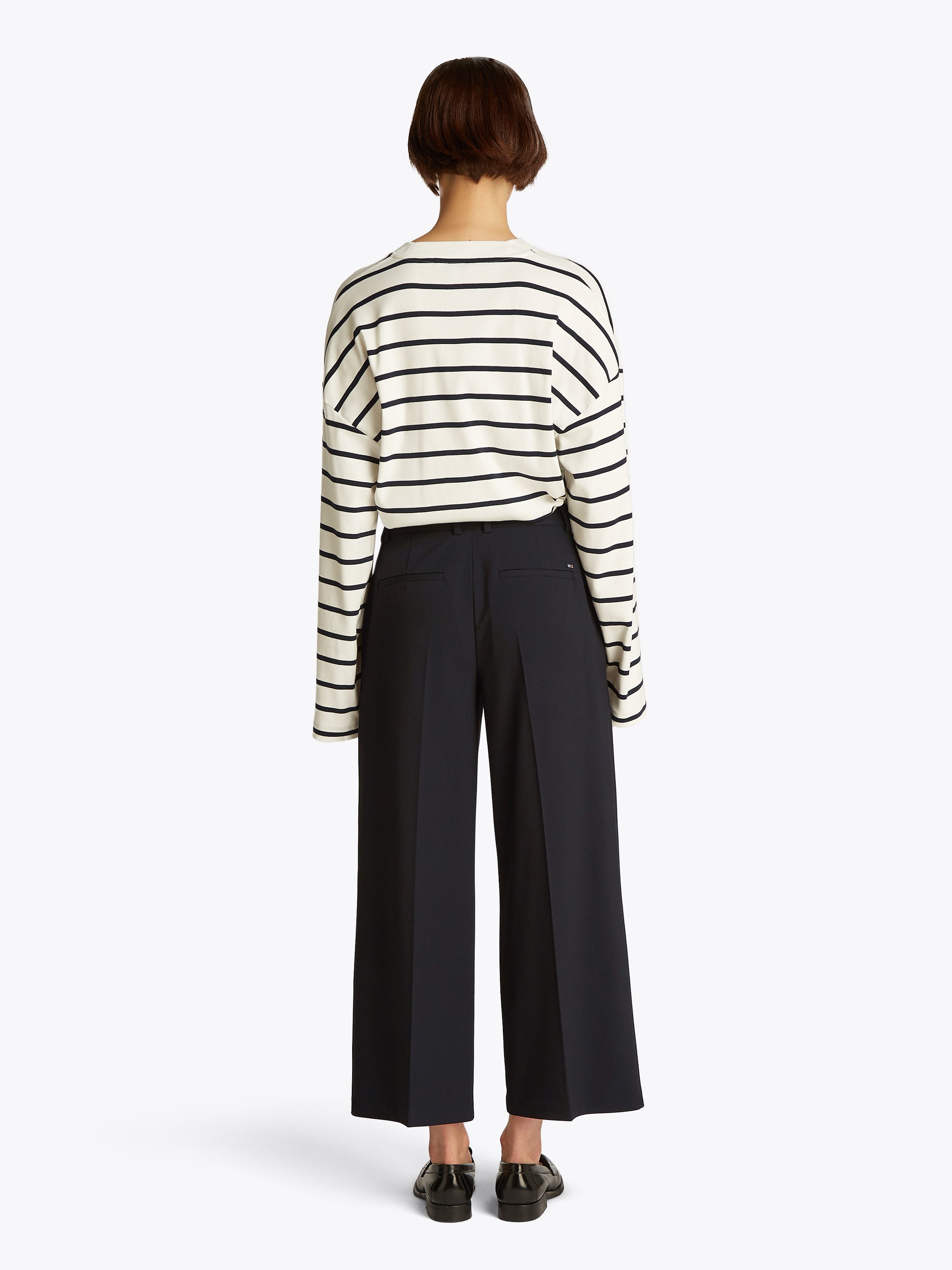 Tommy Hilfiger Geweven broek Low Normal Waist Bi-Stretch Riemlus, elastisch, onderhoudsvriendelijk kreukvrij, business casual