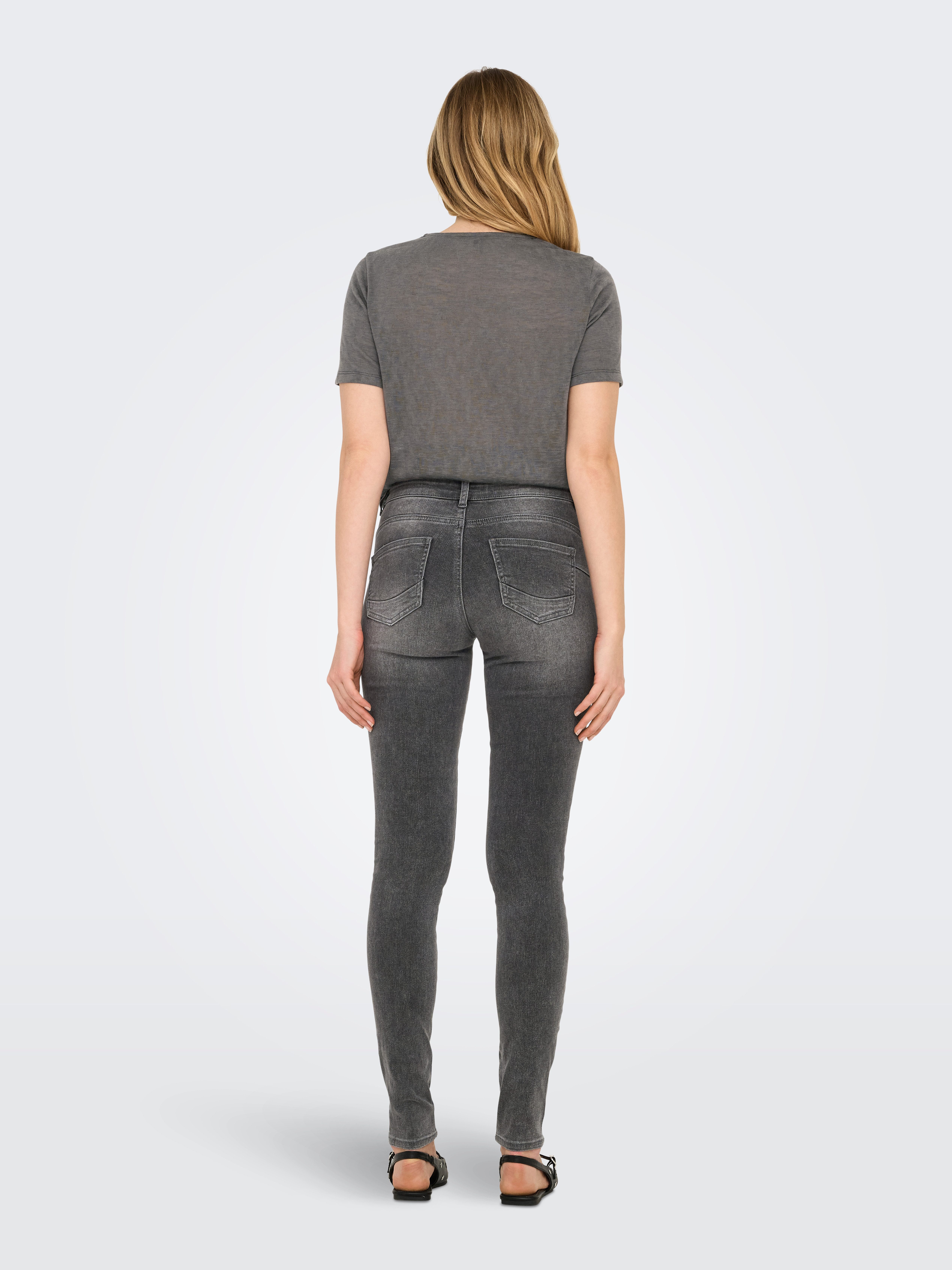 Only Skinny fit jeans ONLRINA MID WAIST PUSH UP SK BOX DNM