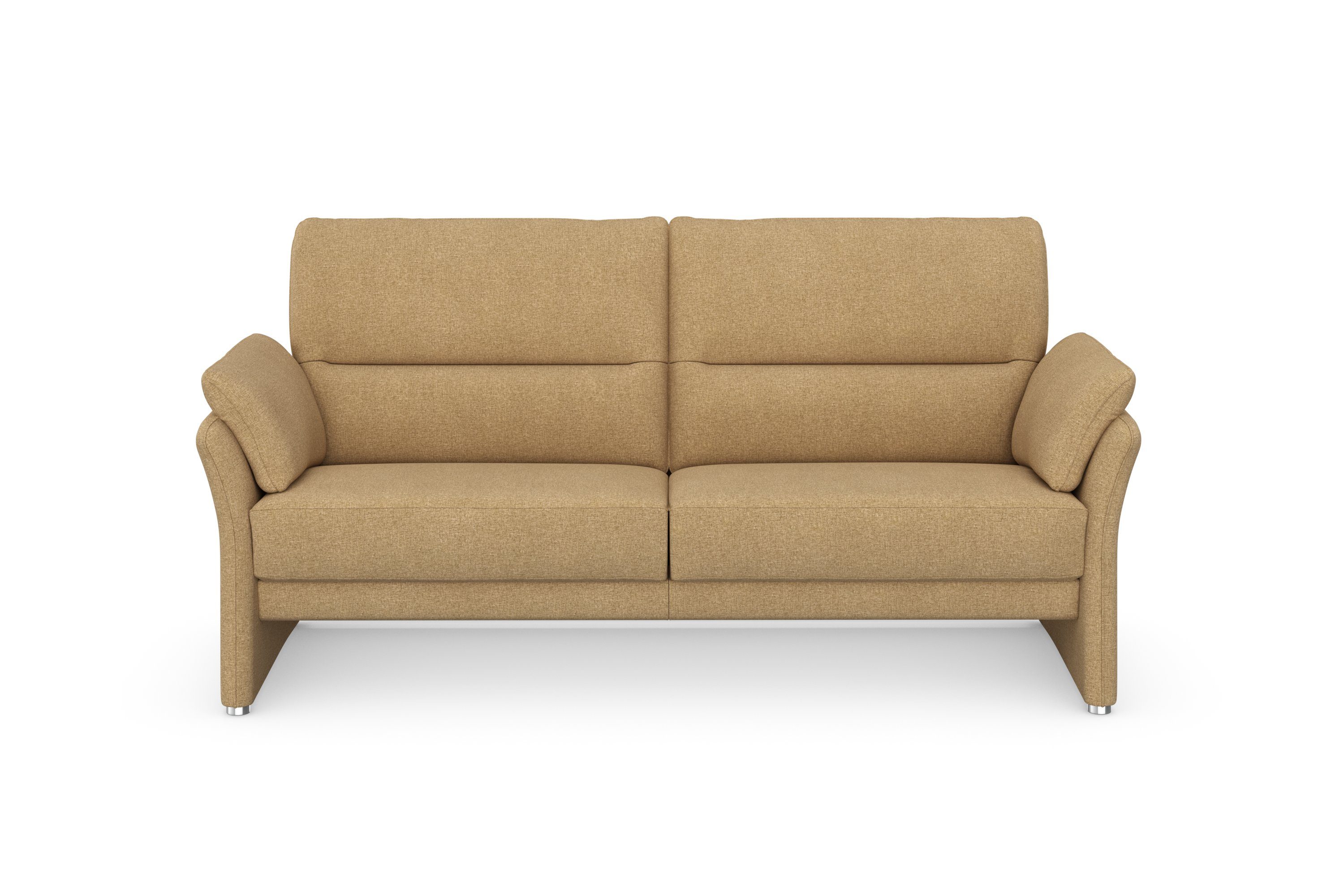DOMO collection 2-zitsbank Pina met binnenvering, breedte 199 cm beige, 2-zitsbanken