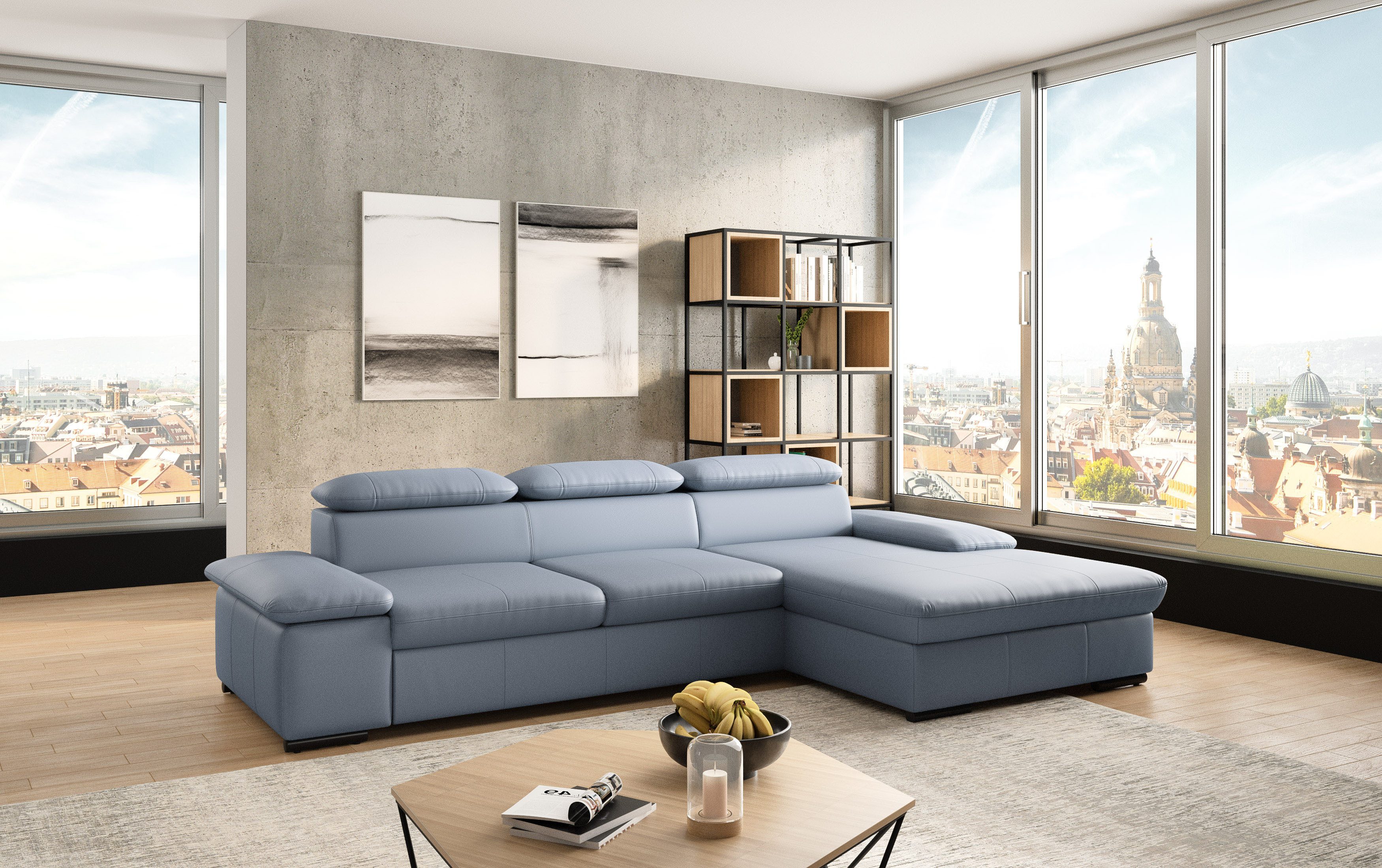 sit&more Hoekbank Alcudia L-vorm optioneel met slaapfunctie