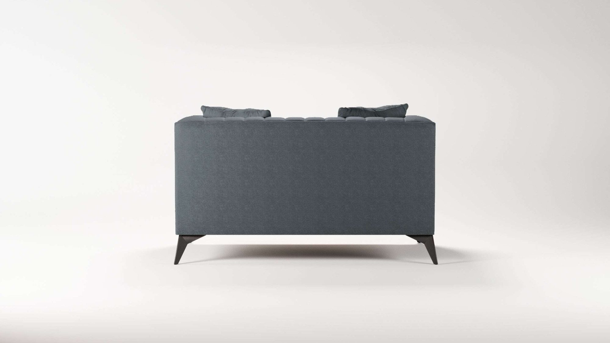 Places of Style Loveseat MATTHEW loungestoel, afmetingen B/D/H: 130/86/74 cm incl. sierkussen, fijne stiksels in de rug, belastbaar tot 200kg