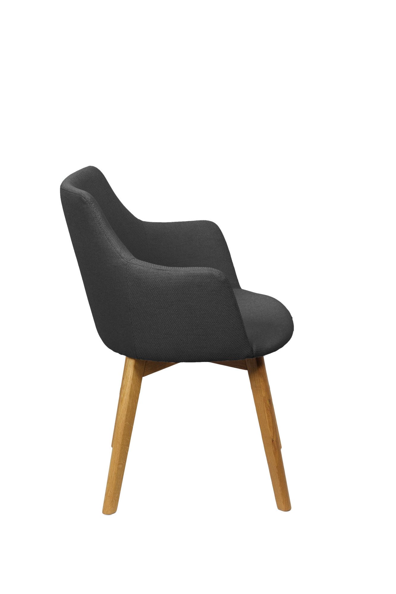 Home affaire Stoel met armleuningen Ena eettafelstoel, gestoffeerde fauteuil, woonstoel, eetstoel met armleuningen (set, 2 stuks)
