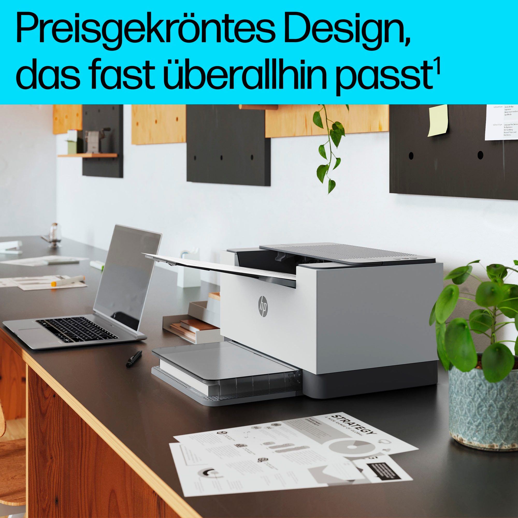 HP Zwart/wit laserprinter LaserJet M209d HP Instant ink compatibel
