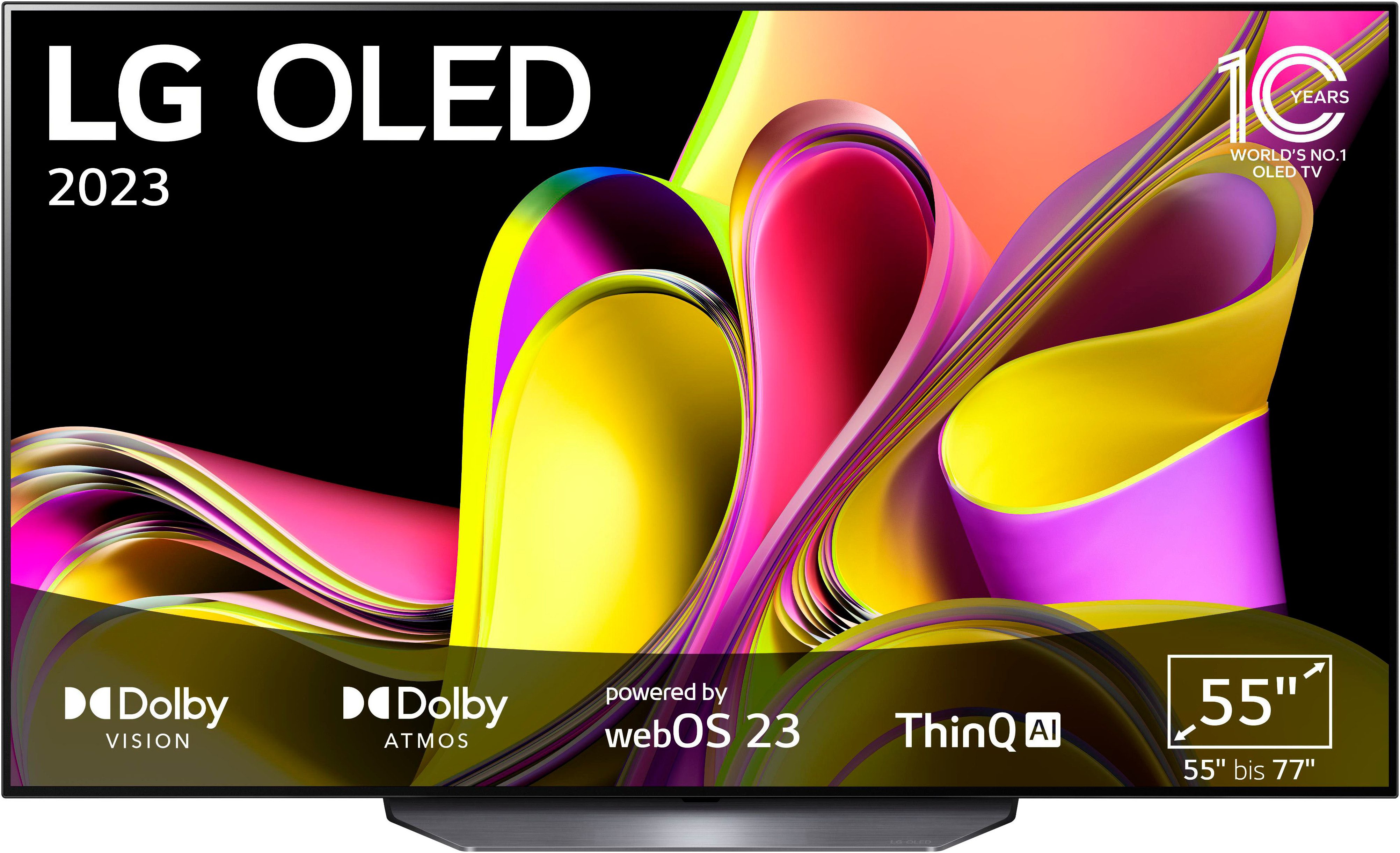 LG Electronics OLED55B36LA OLED-TV 139.7 cm 55 inch Energielabel G (A G) CI+*, DVB-S2, DVB-C, DVB-T2