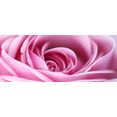 home affaire artprint op linnen pink rose 160-55 cm roze
