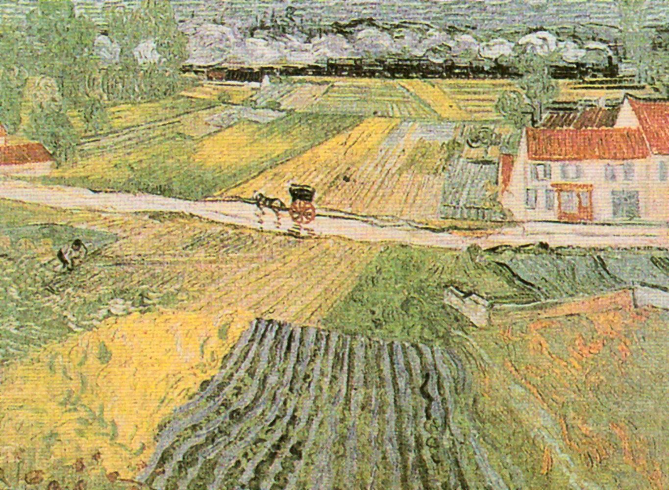 Home affaire Artprint V. van Gogh, landschap bij Auvers 80/60 cm