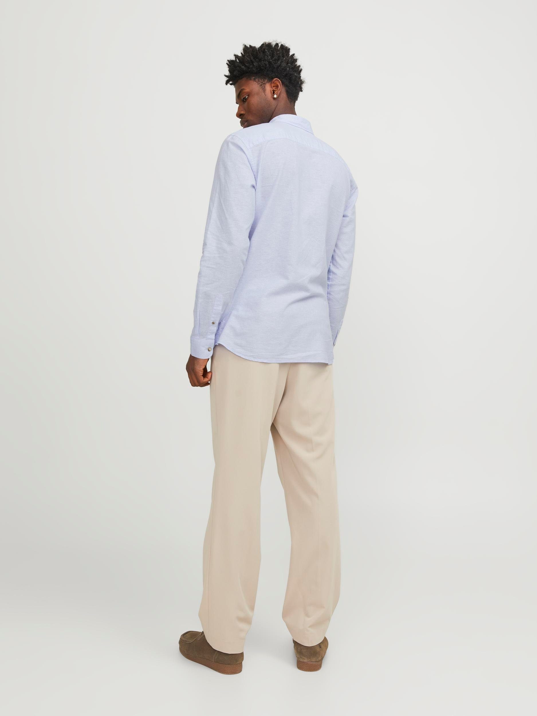 Jack & Jones Overhemd met lange mouwen JJESUMMER LINEN BLEND SHIRT LS SN