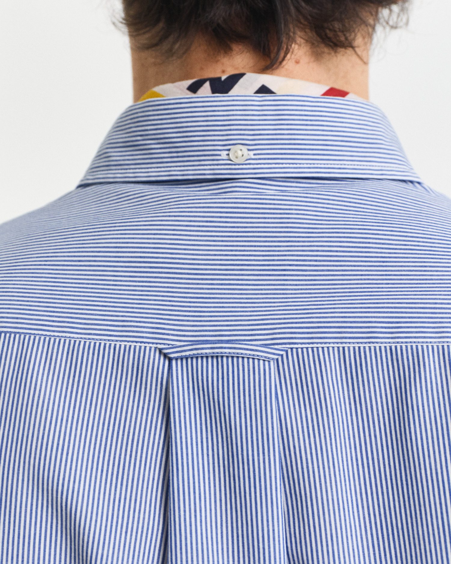 Gant Overhemd met lange mouwen REG POPLIN BANKER SHIRT Banker Stripe popeline, lichte katoen
