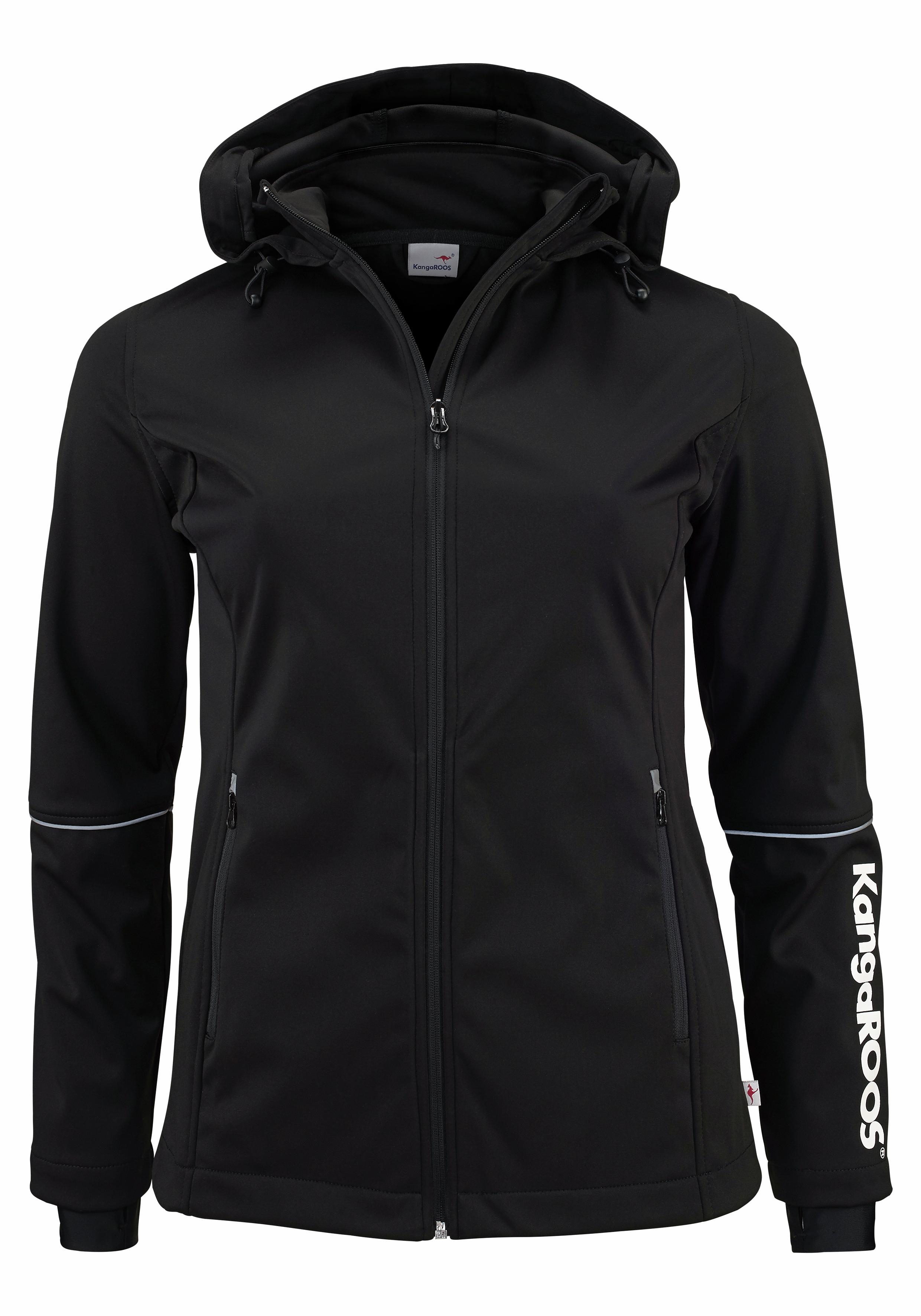 KangaROOS Softshell-jack van softshell-materiaal, figuurvriendelijke snit