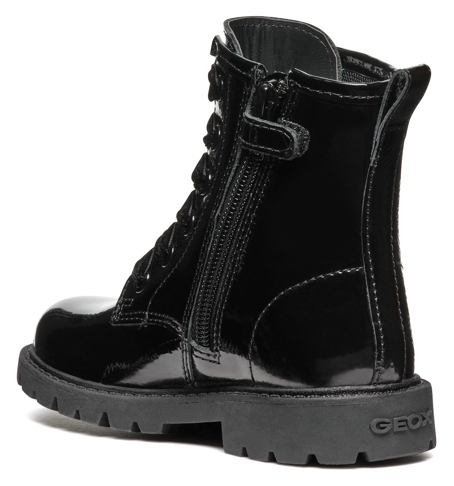 Geox Veterlaarzen J SHAYLAX GIRL A Bikerboots, winterlaarzen, laarzen met ritssluiting
