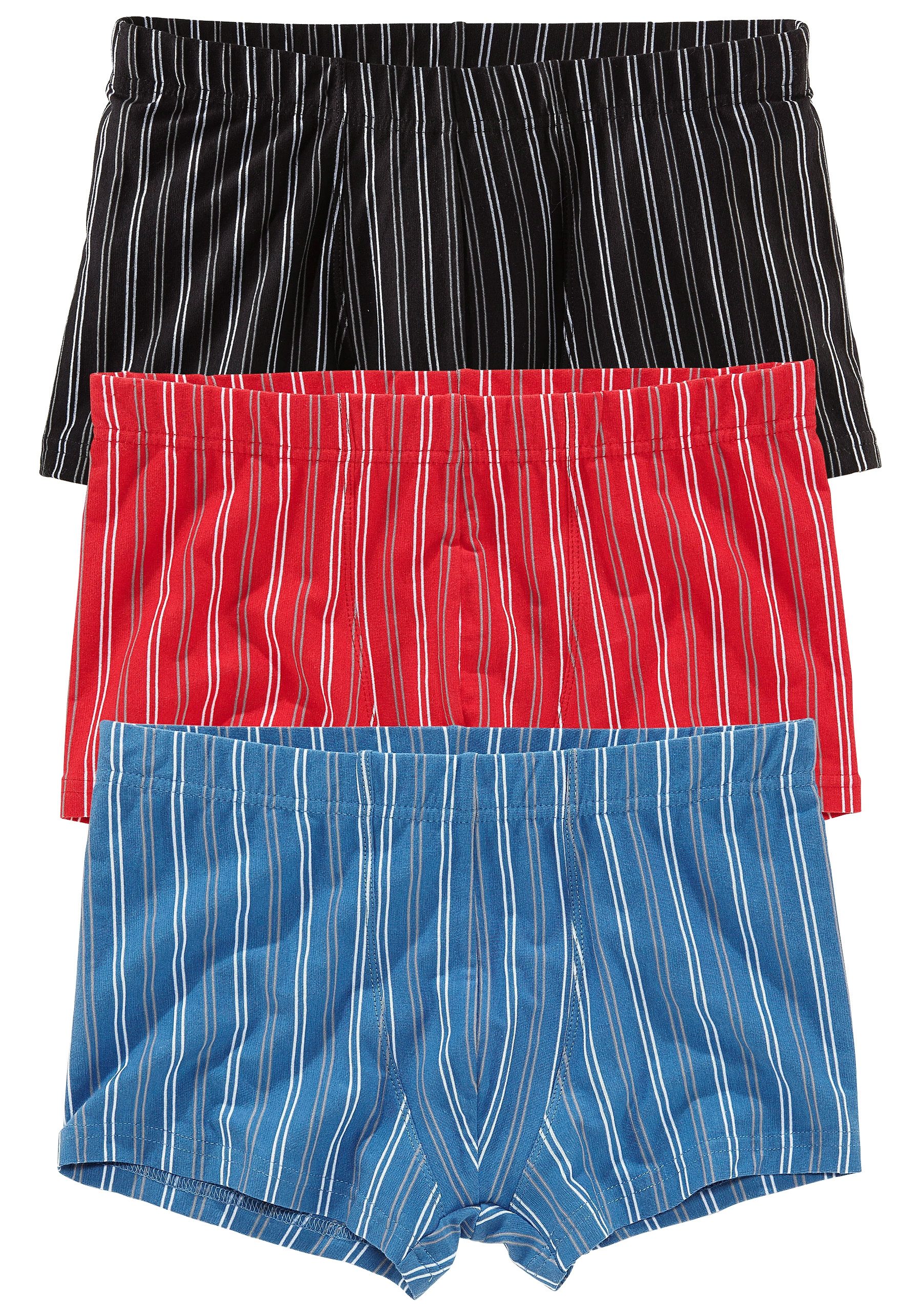 le jogger® Boxershort voor heren met strepen van voorgeverfd garen (set, 3 stuks)