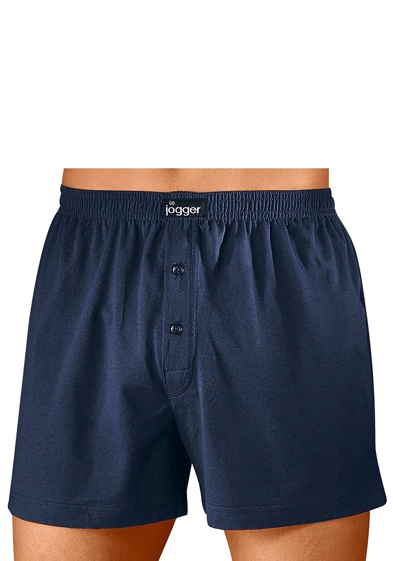 le jogger® Wijde boxershort in prettig zachte katoenkwaliteit (set, 8 stuks)