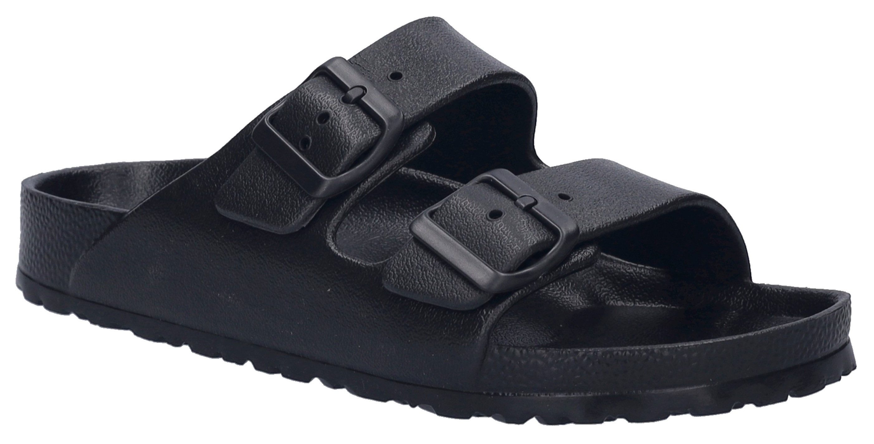 Josef Seibel Badslippers Martinique 01 , badschoen, sandaal, flats met voetbed dames badslippers maat 38 zwart