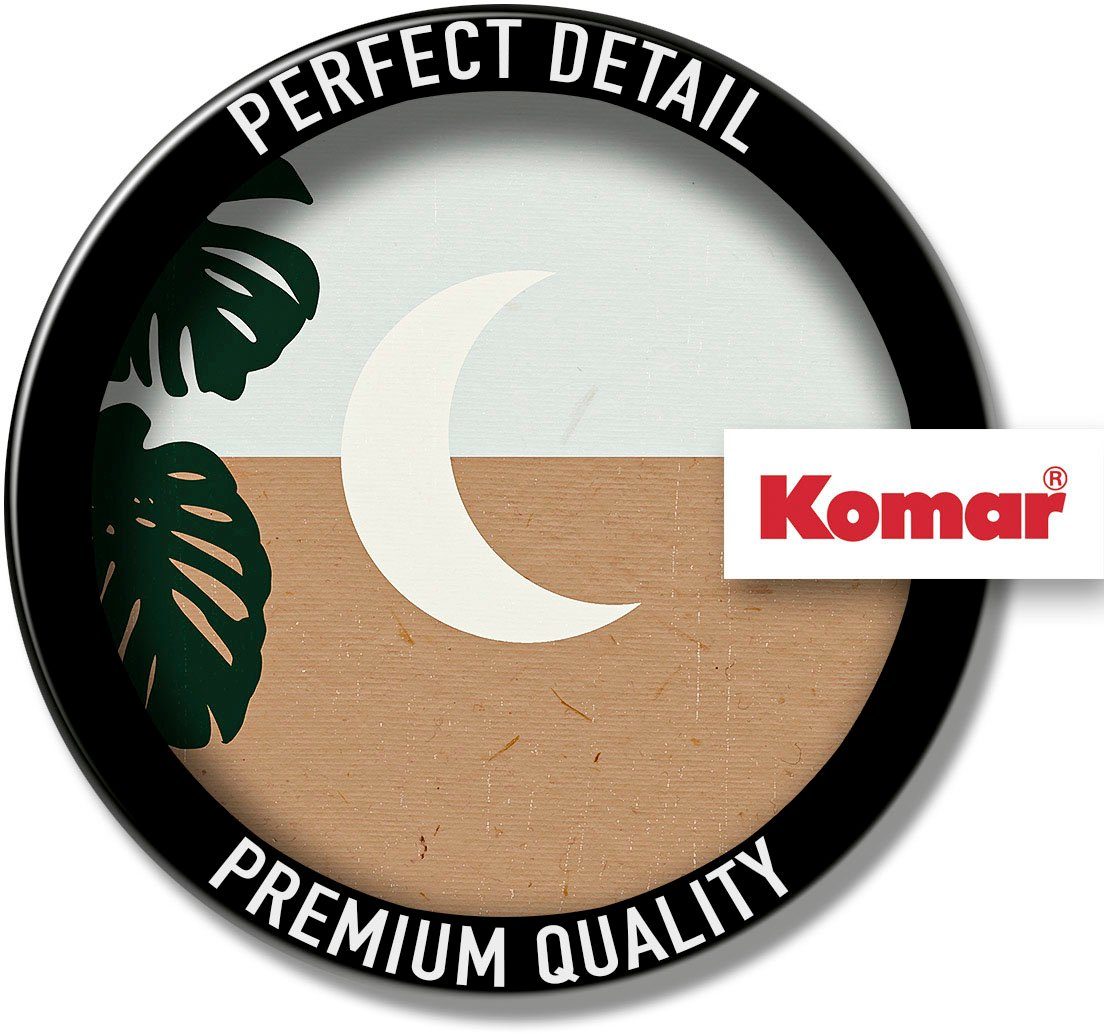 Komar Wanddecoratie Silence Crescent Moon Wanddecoratie - zonder lijst (1 stuk)