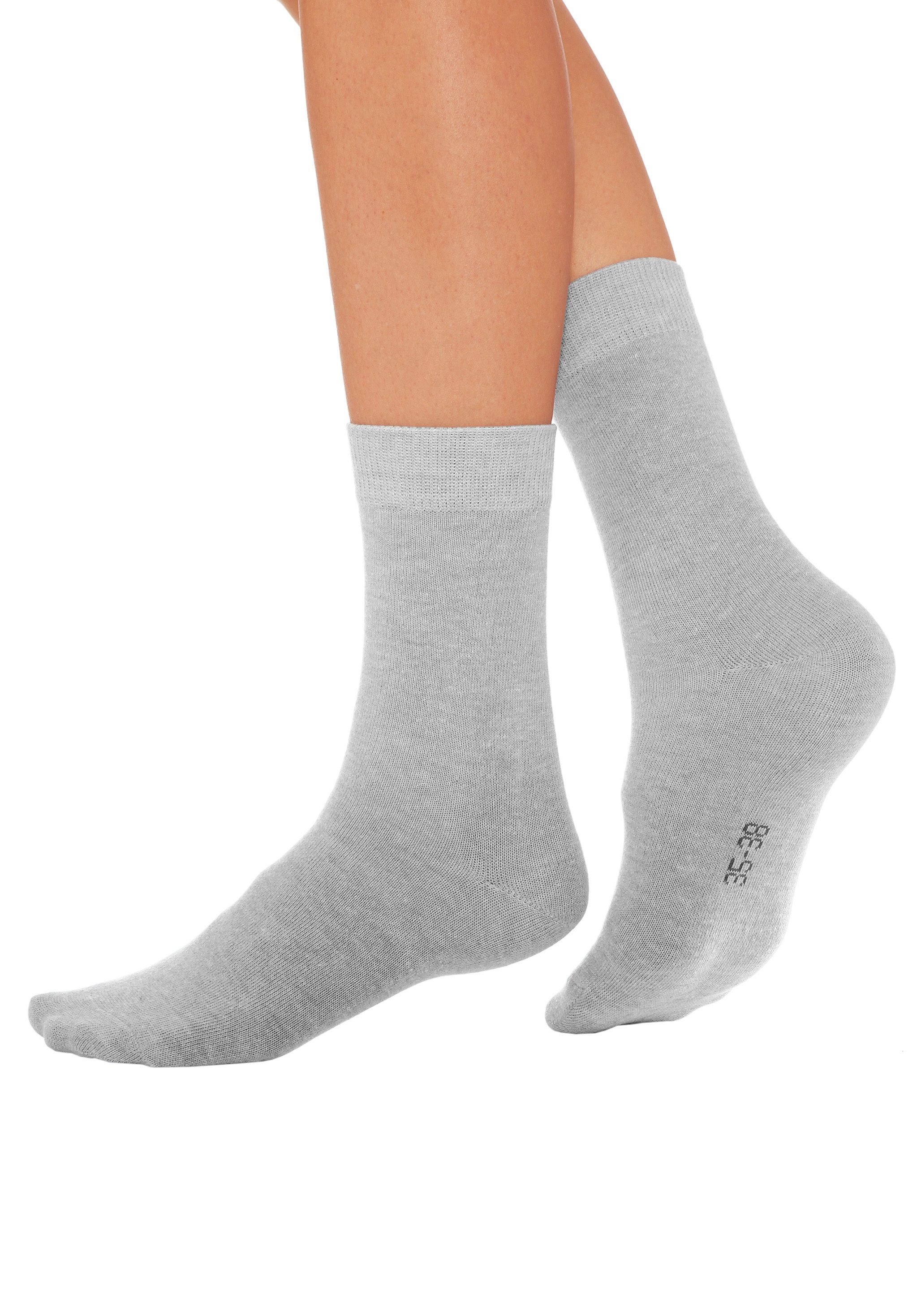 Lavana Basic sokken met knelvrije boord (set, 7 paar)