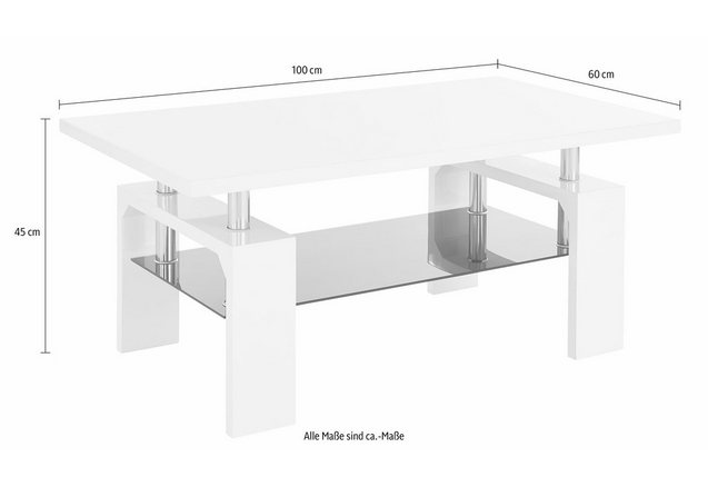 Salontafel in hoogglans-look Salontafel in hoogglans-look