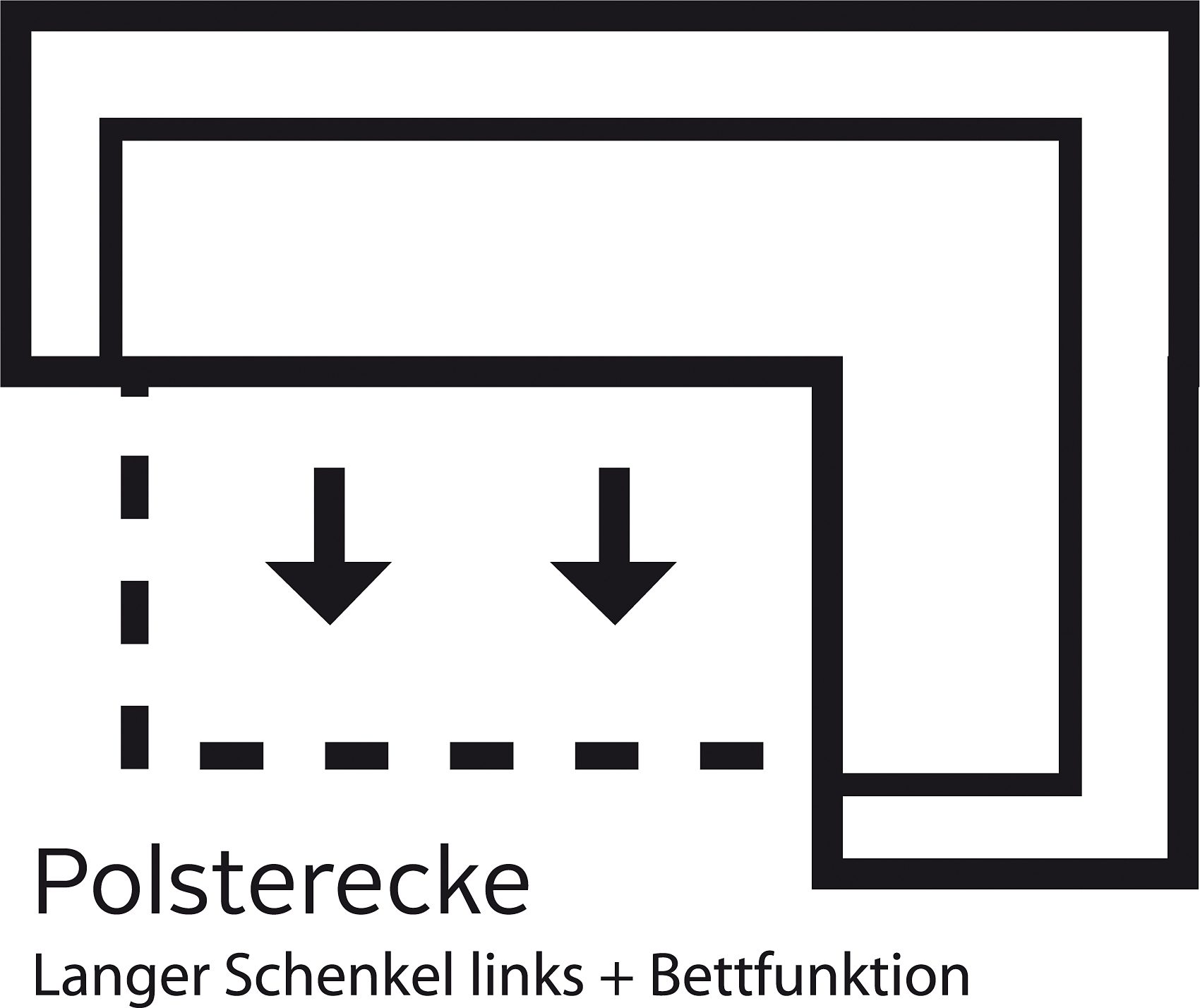 sit&more Hoekbank Bansin L-vorm optioneel met slaapfunctie