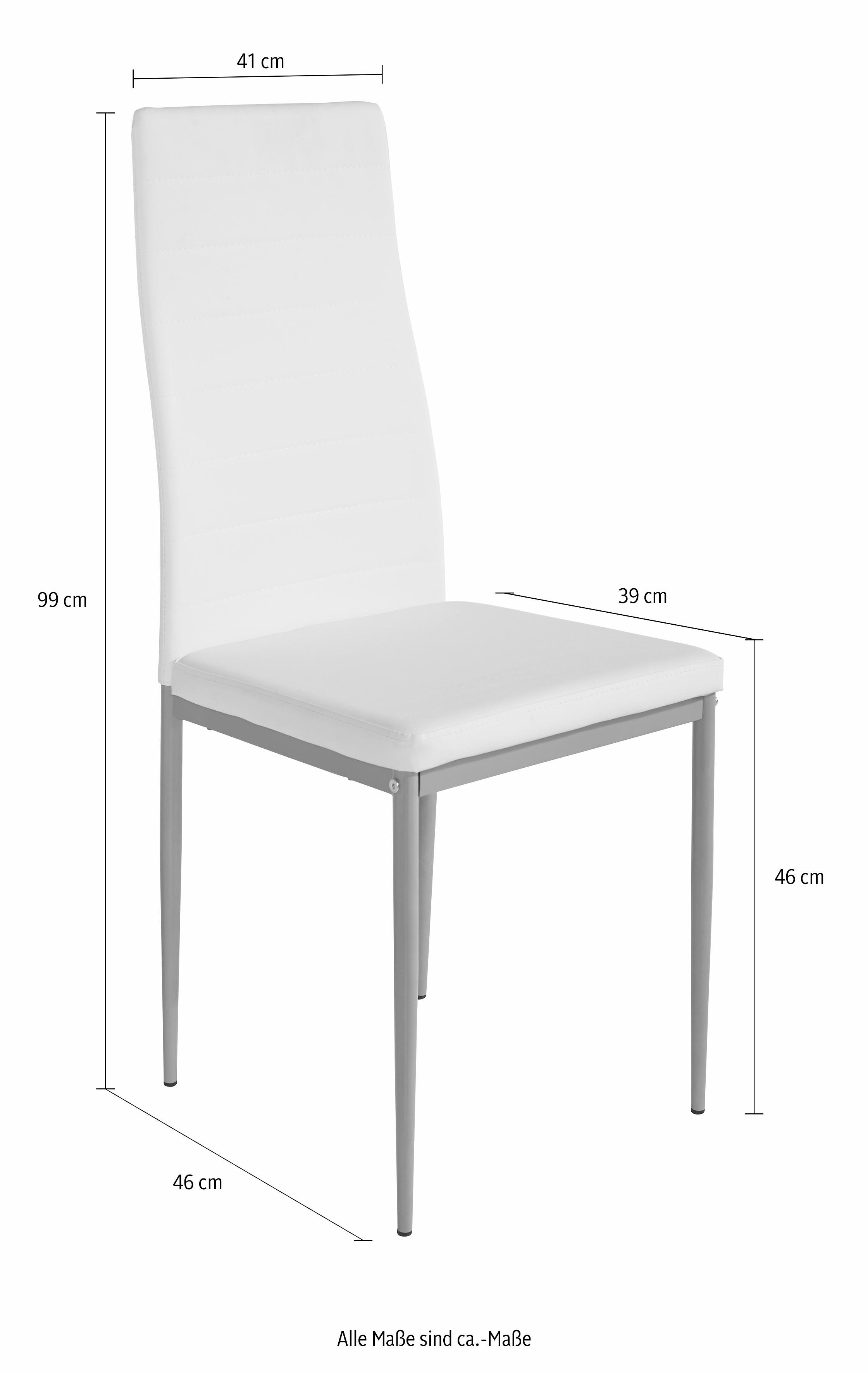 Homexperts Eetkamerstoel Pegasus Overtrekstof imitatieleer (set)