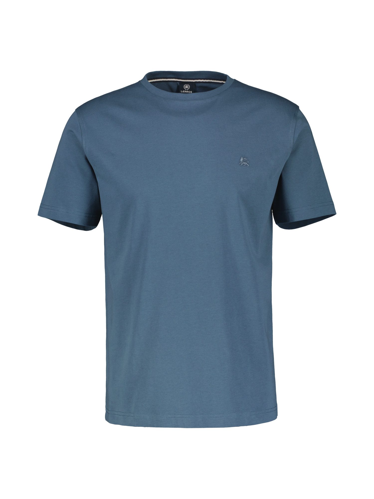 Lerros T-shirt LERROS basic T-shirt met logostiksel, effen