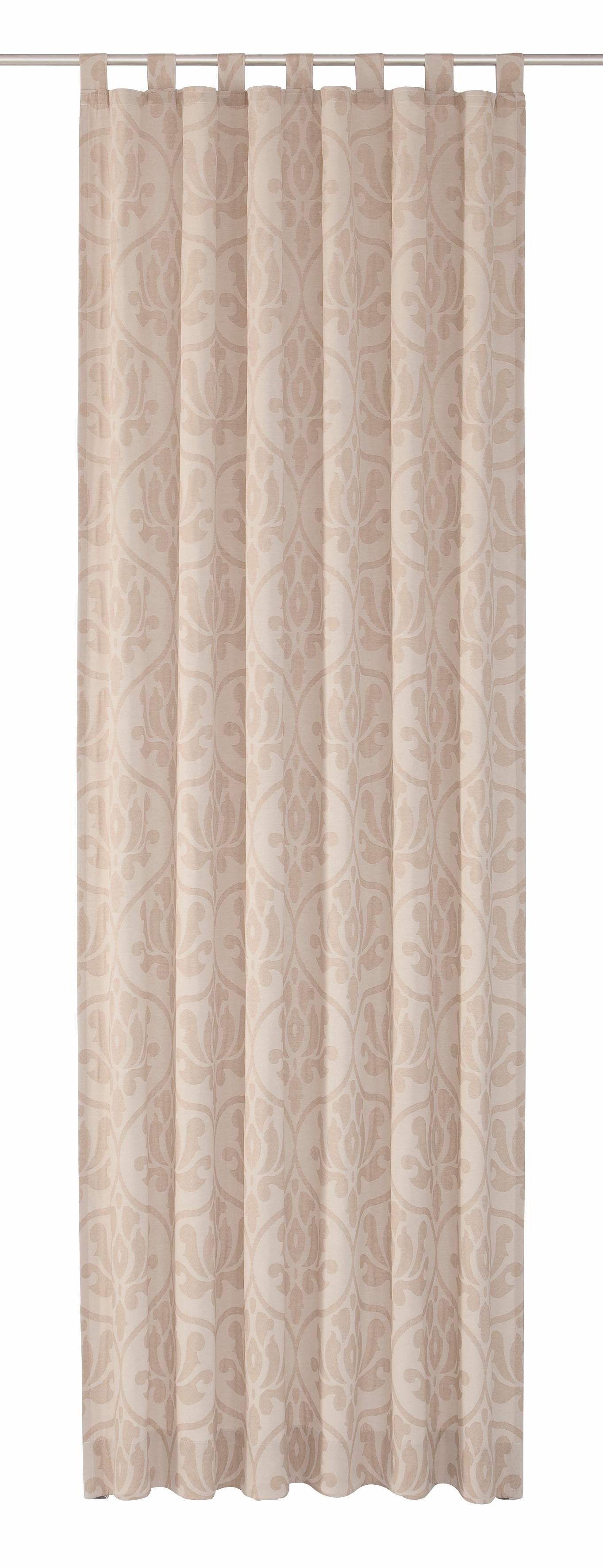Wirth Gordijn Medina (1 stuk) kant & klaar gordijnen maat hxb: 245x135 cm beige