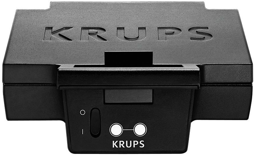 Krups Sandwichmaker FDK451 bakplaten met antiaanbaklaag, opwarm- en temperatuurcontrolelampje