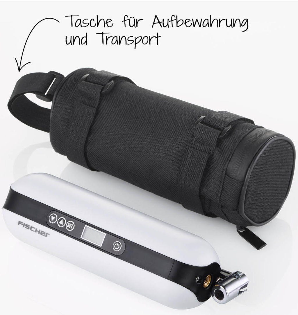 Fischer Accu-luchtpompje Accu-compressor inclusief powerbank