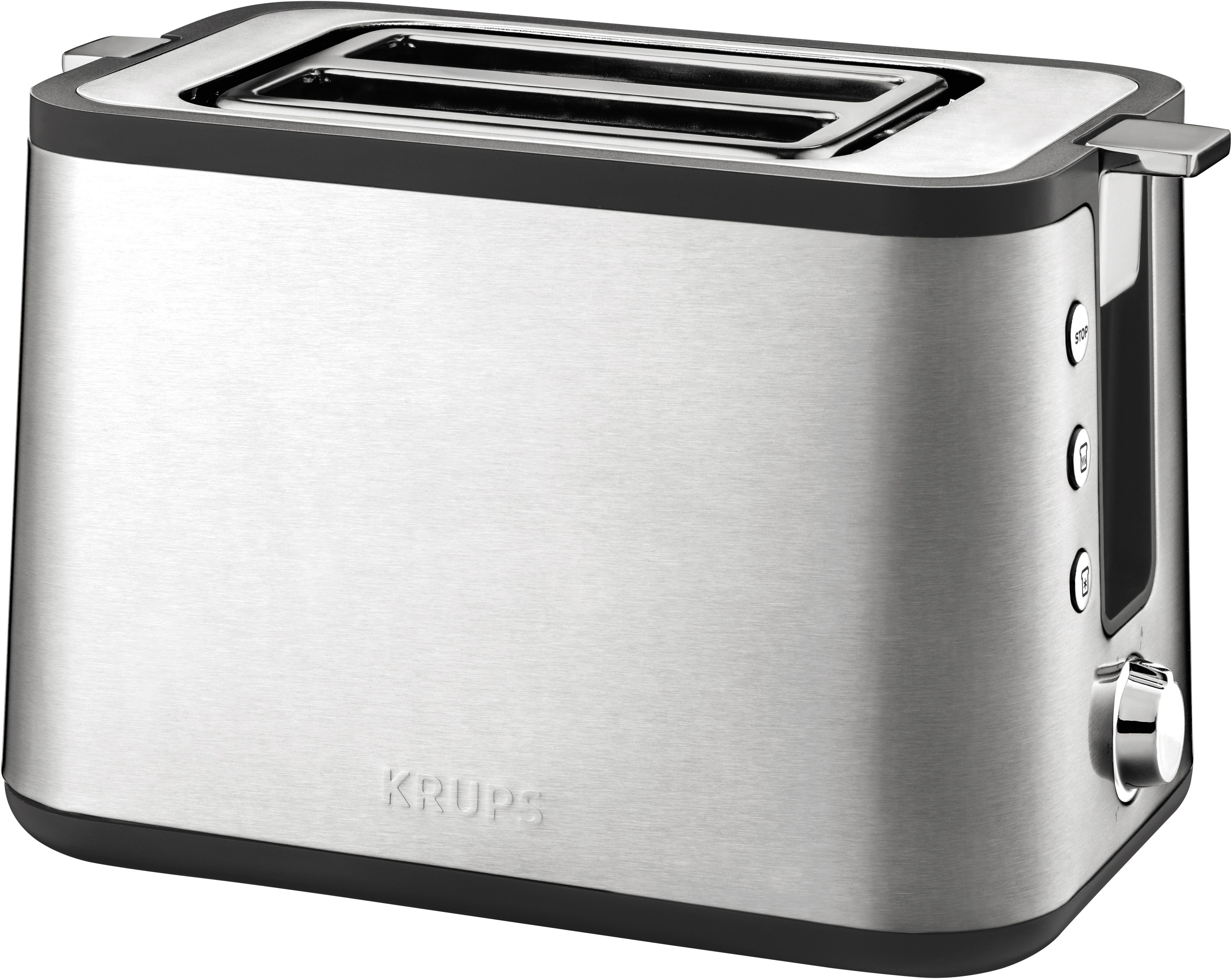 Krups Toaster KH442D Control Line 6 niveaus, extra functies, liftfunctie, kruimellade