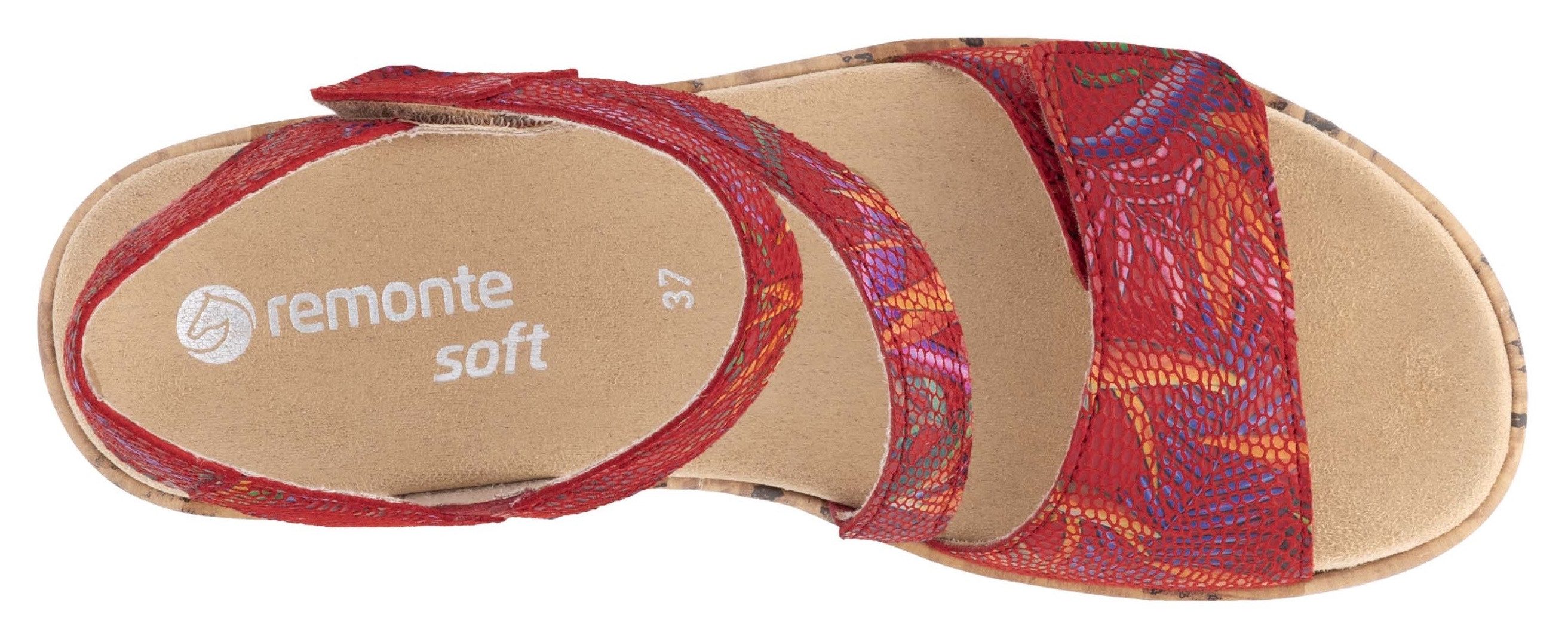 Remonte Sleehaksandaaltjes , zomer schoen, klittenbandschoen, riemchensandaal met zachte binnenzool