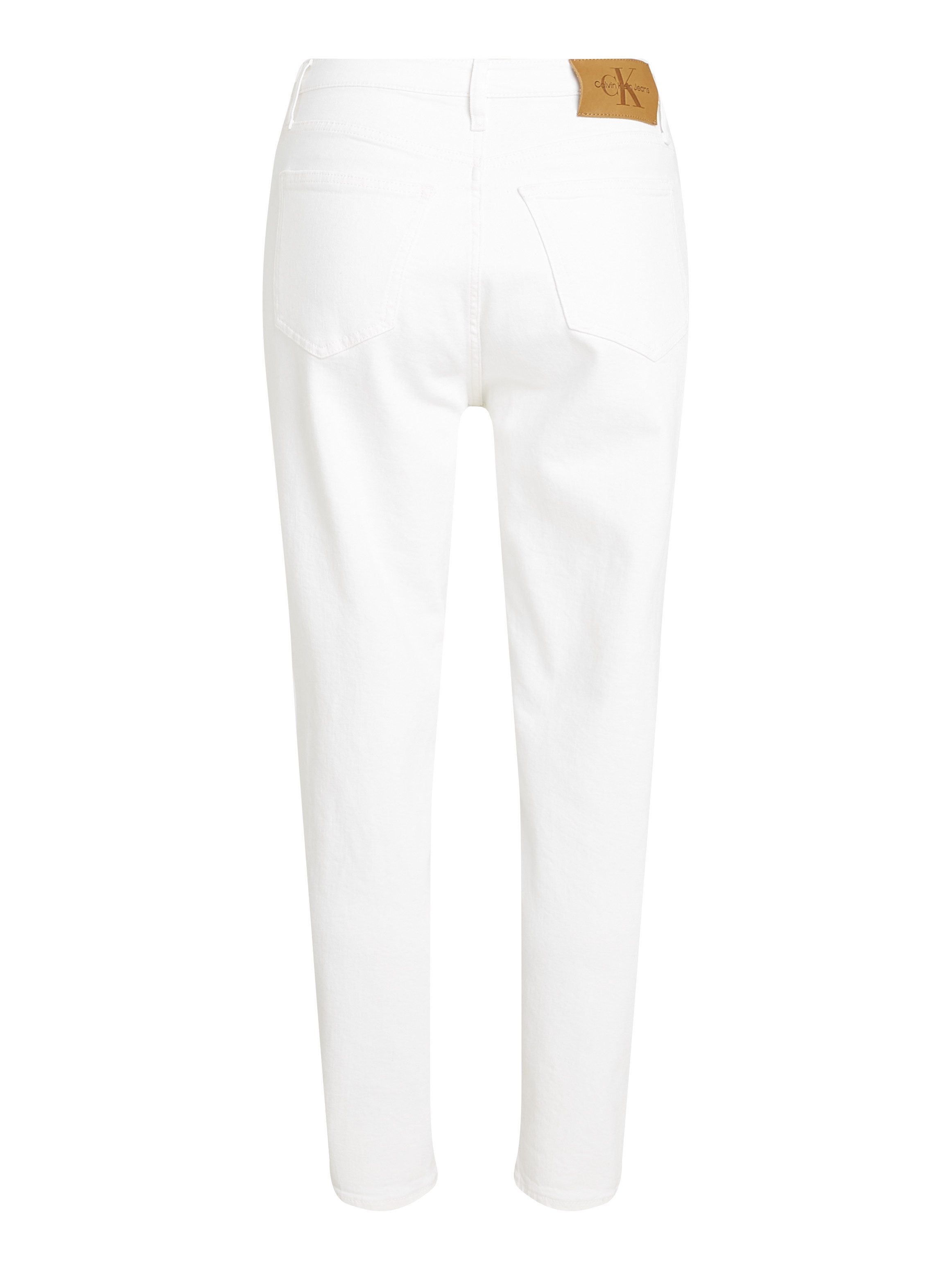 Calvin Klein Mom jeans MOM JEAN met logo-badge