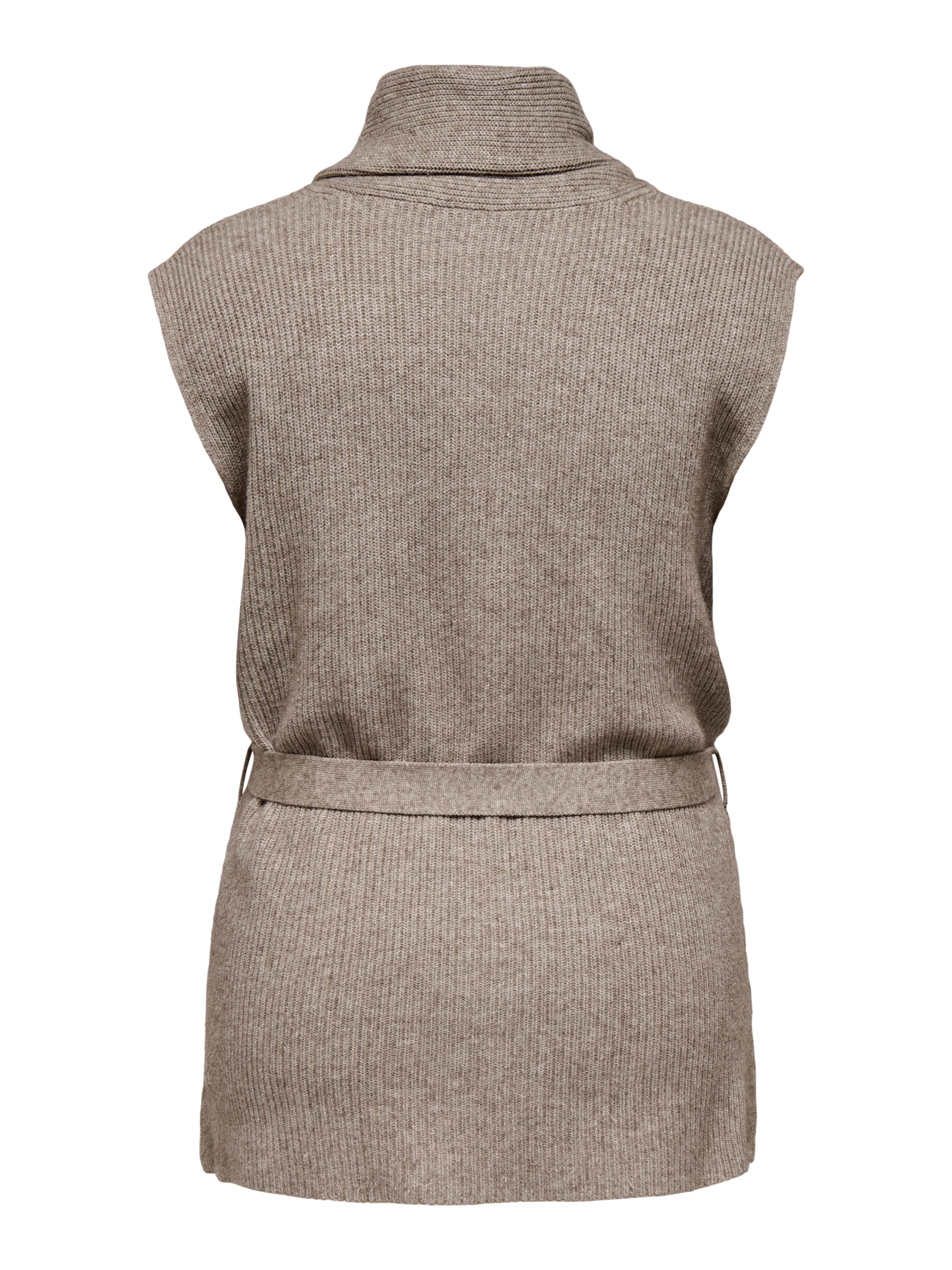 ONLY CARMAKOMA Mouwloos vest CARKATIA SL RIB WRAP VEST KNT