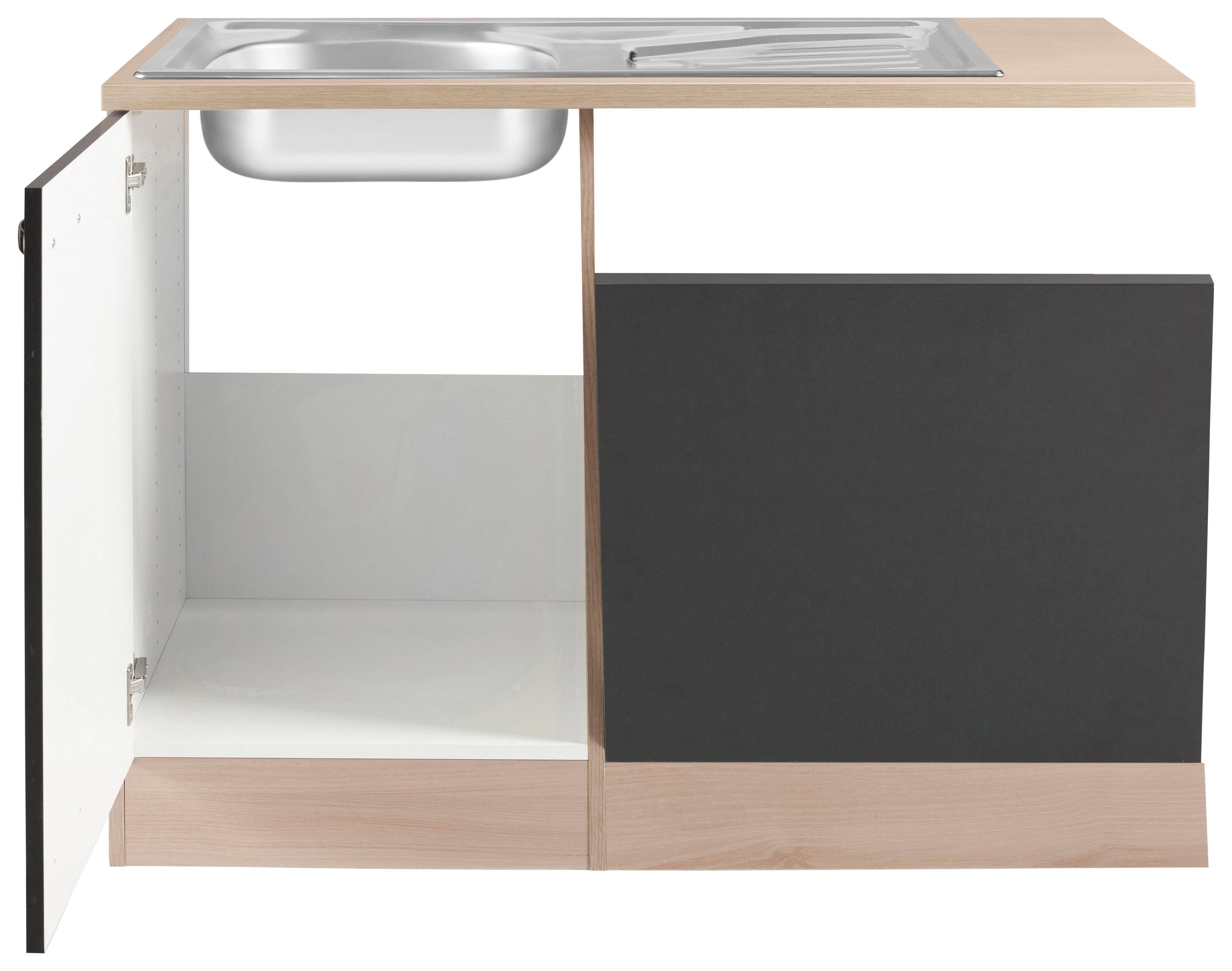 OPTIFIT Gootsteenkast Faro , met deur/voet voor vaatwasser