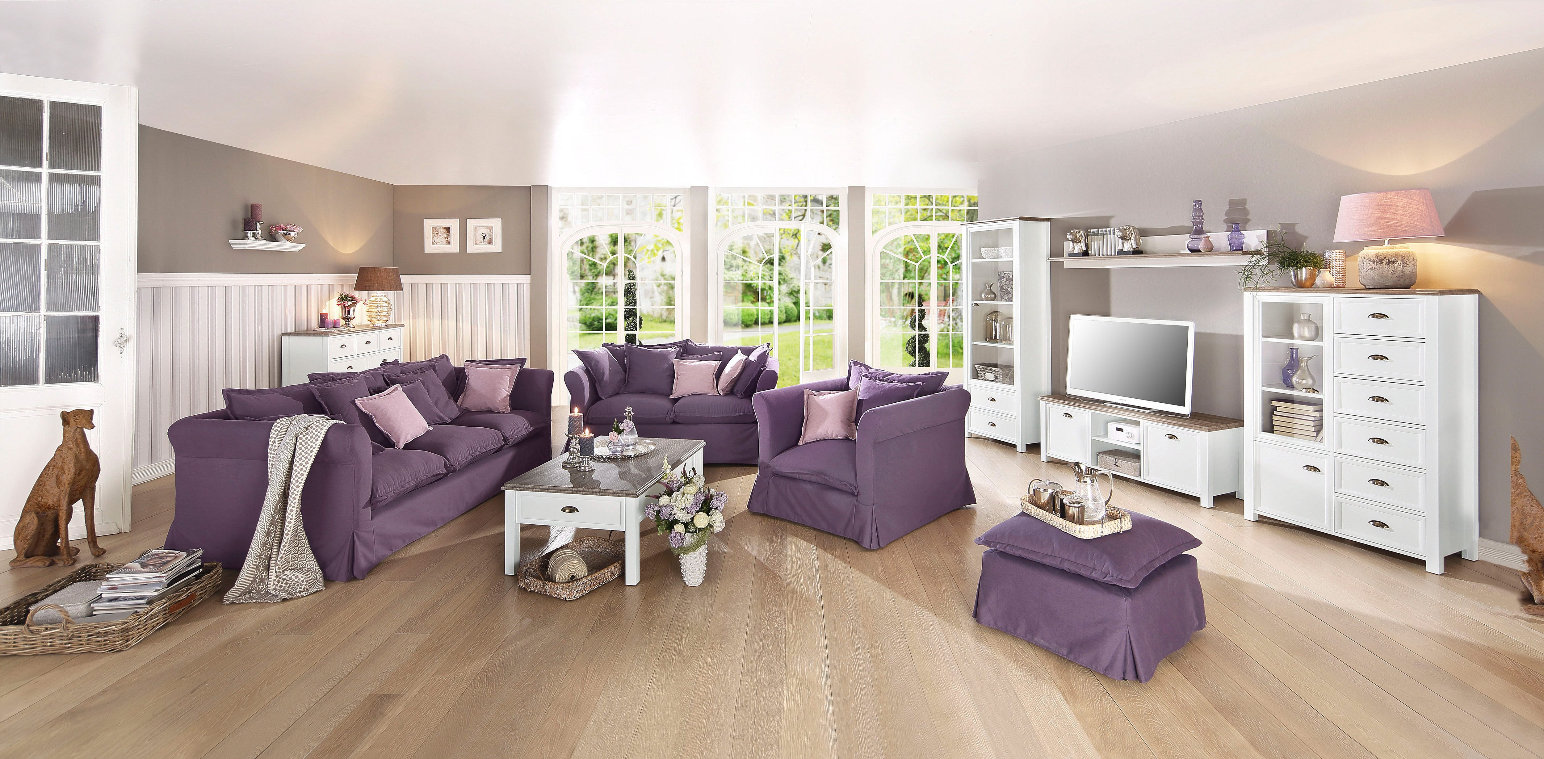 Home affaire 2-zitsbank Luise in hoezen-look