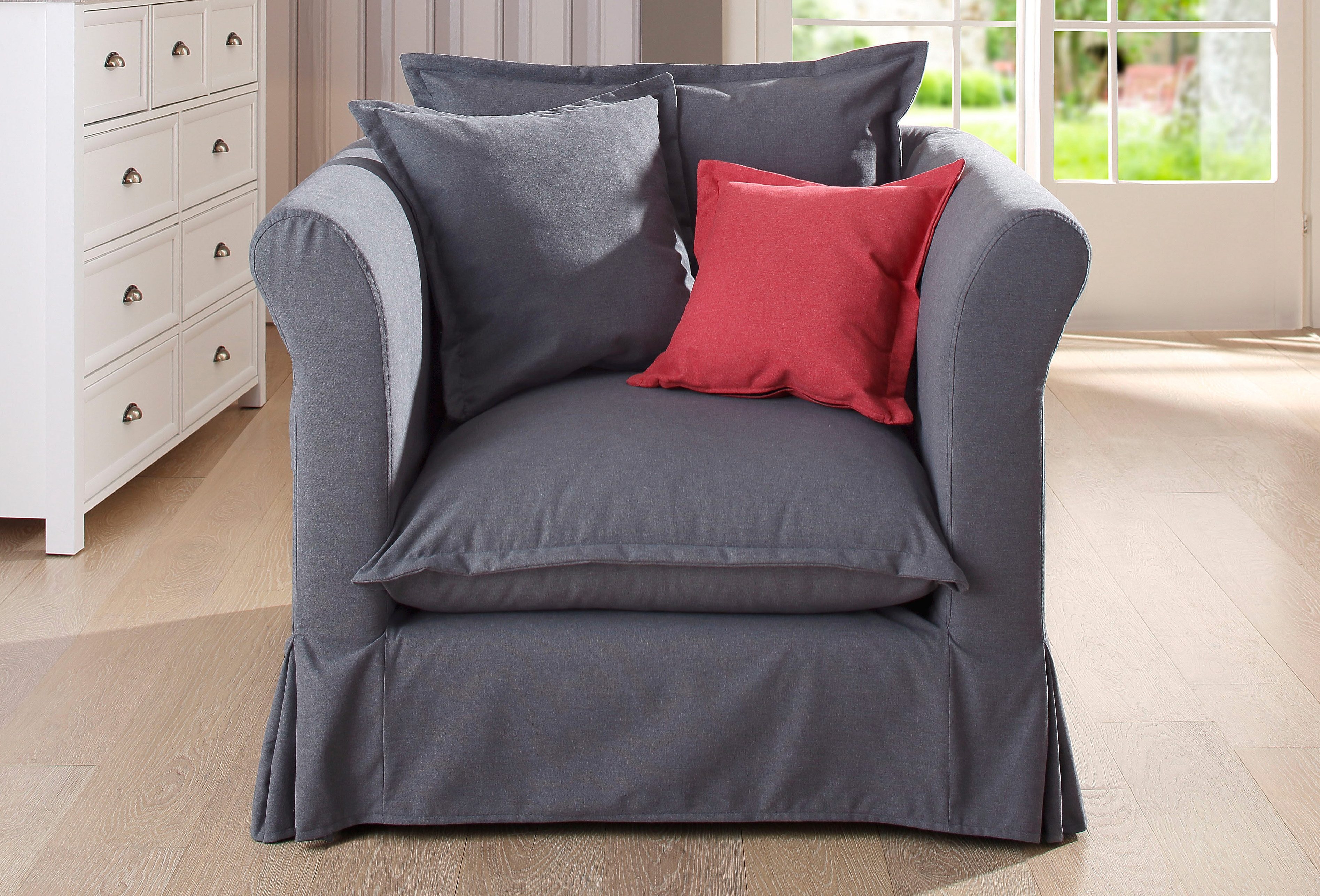 Home affaire Fauteuil Luise Hoezen-look