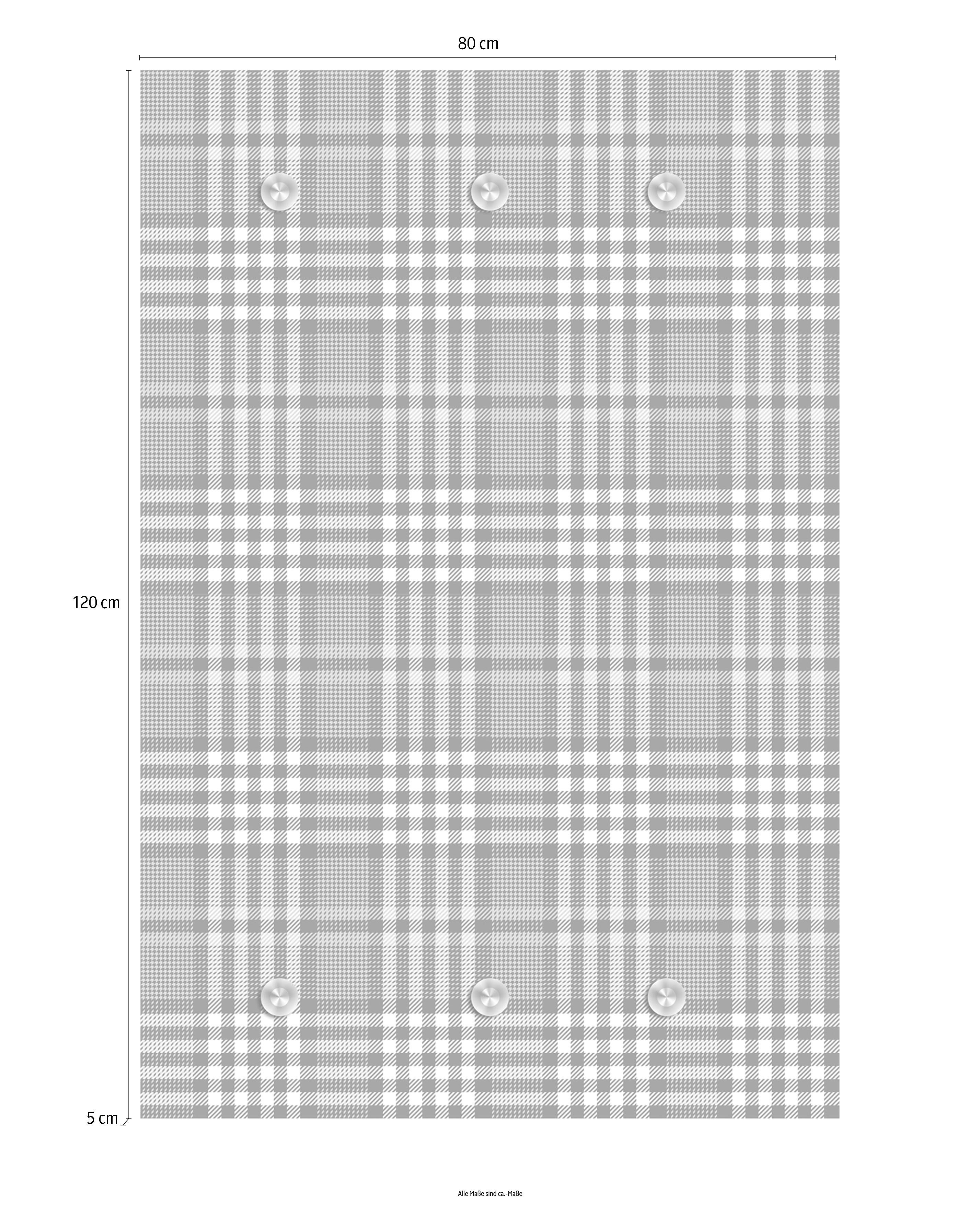 queence Kapstok Ruitpatroon met 6 haken, 80 x 120 cm