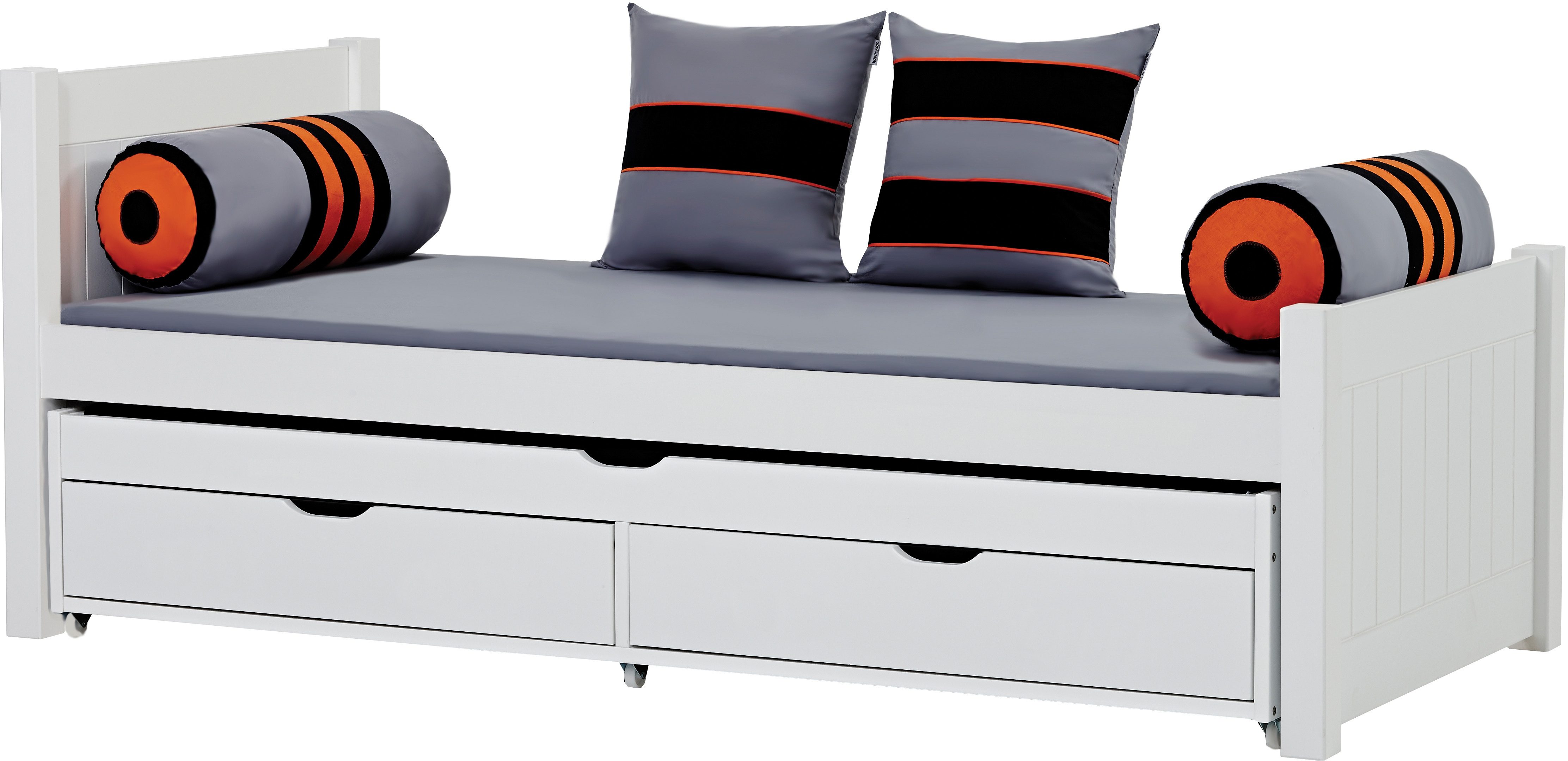 Hoppekids Kinderledikant Deluxe 90x200 + uittrekbaar logeerbed