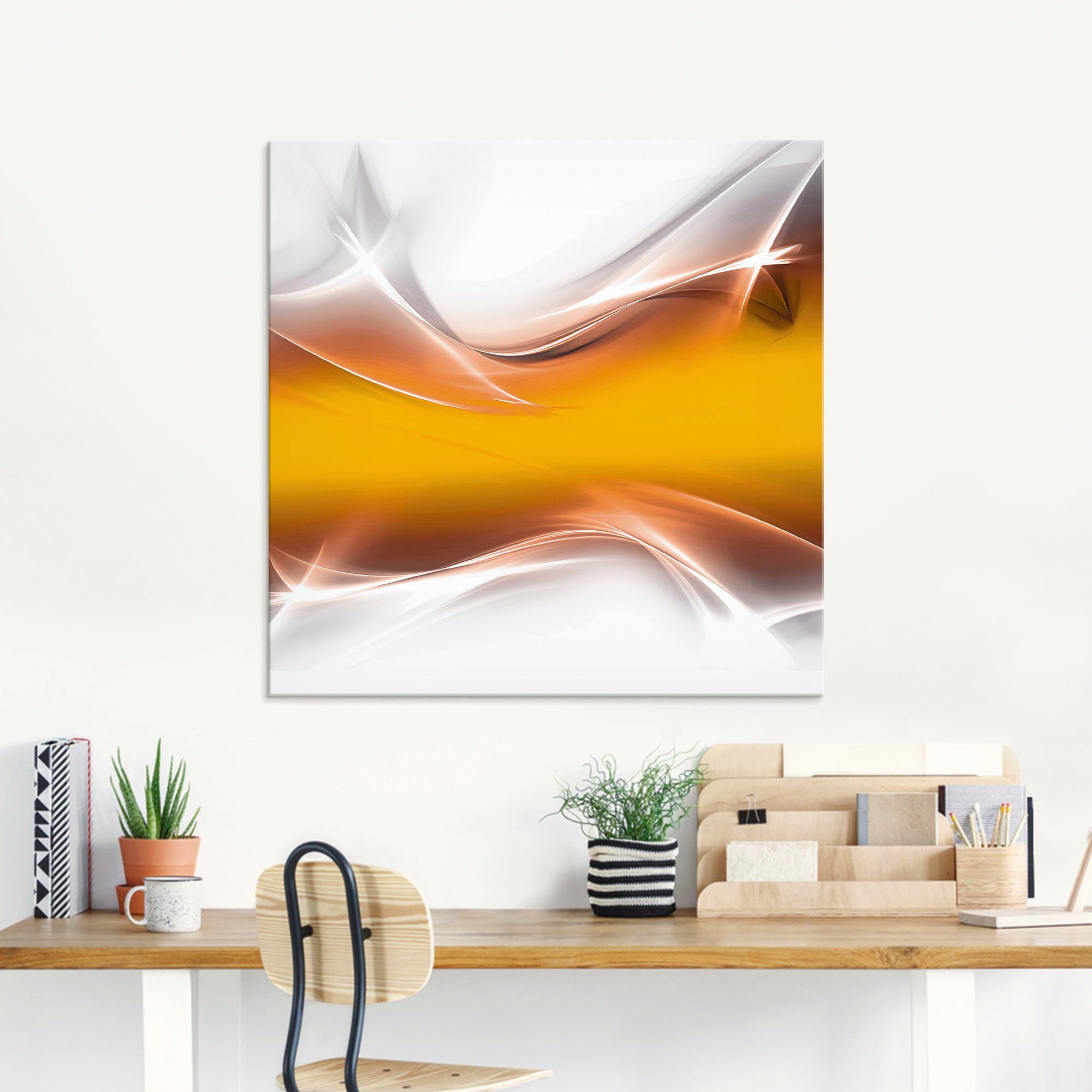 Artland Print op glas Creatief element in verschillende maten