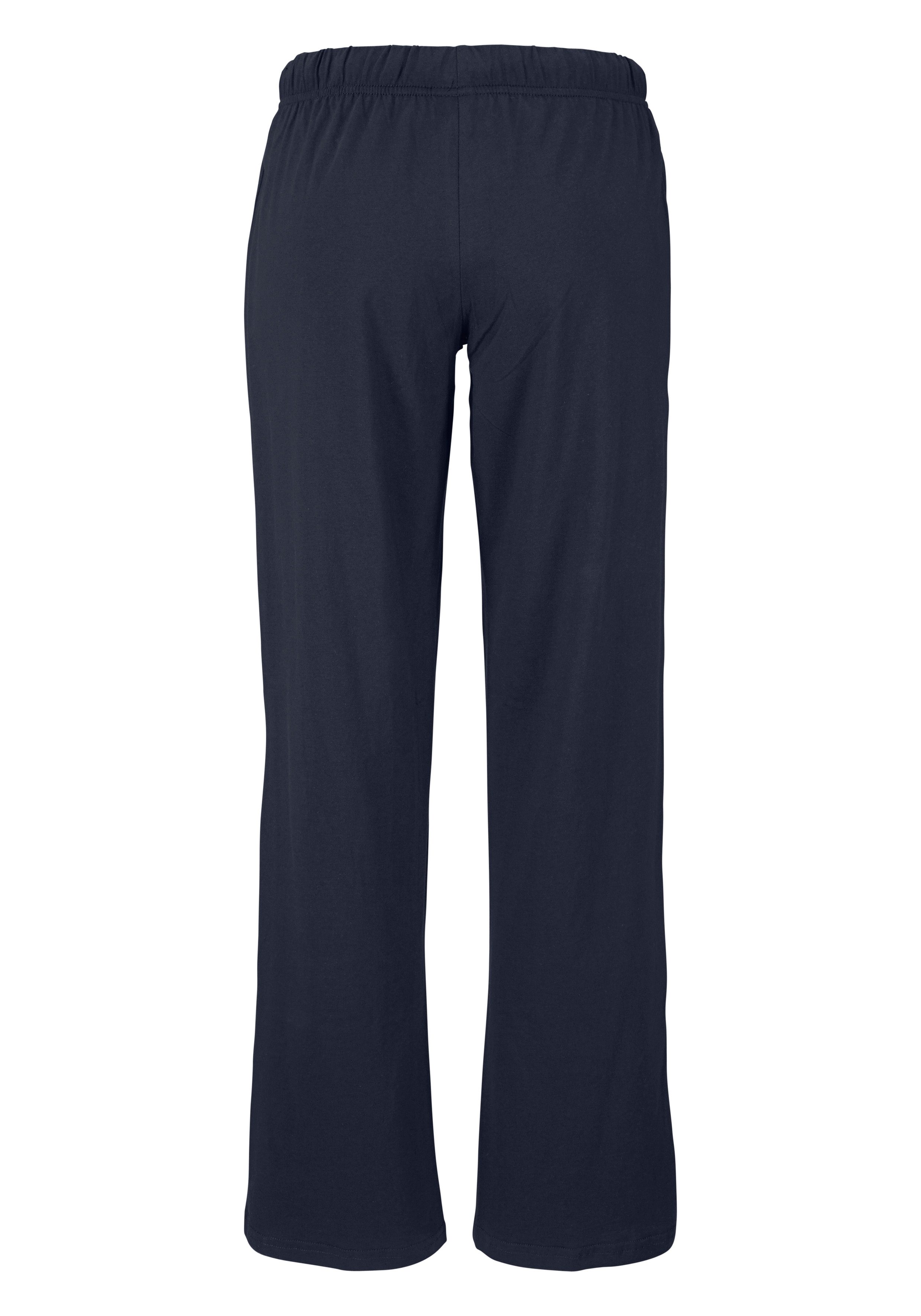H.I.S Pyjama met strepen van voorgeverfd garen (2-delig, 1 stuk)