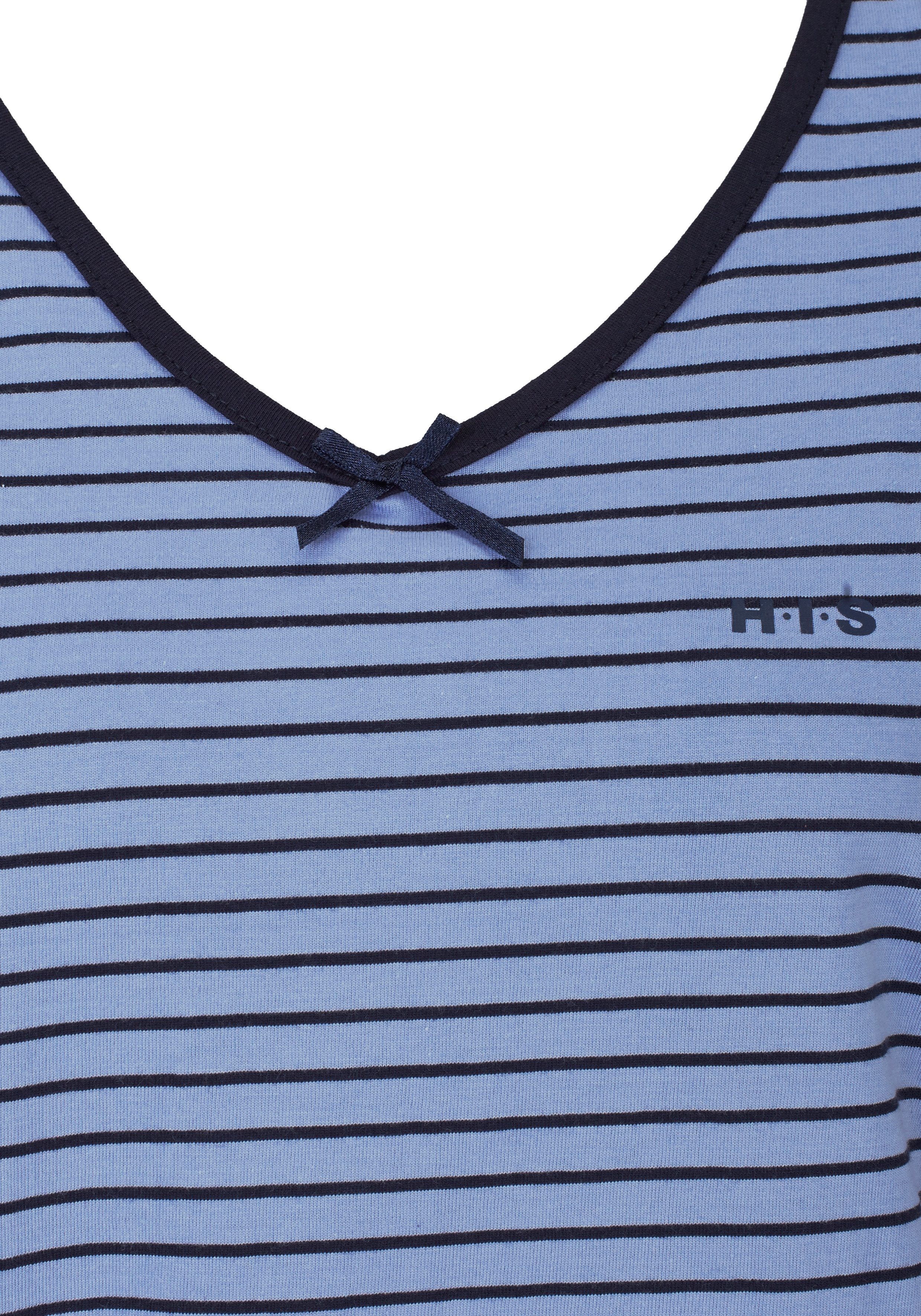 H.I.S Pyjama met strepen van voorgeverfd garen (2-delig, 1 stuk)