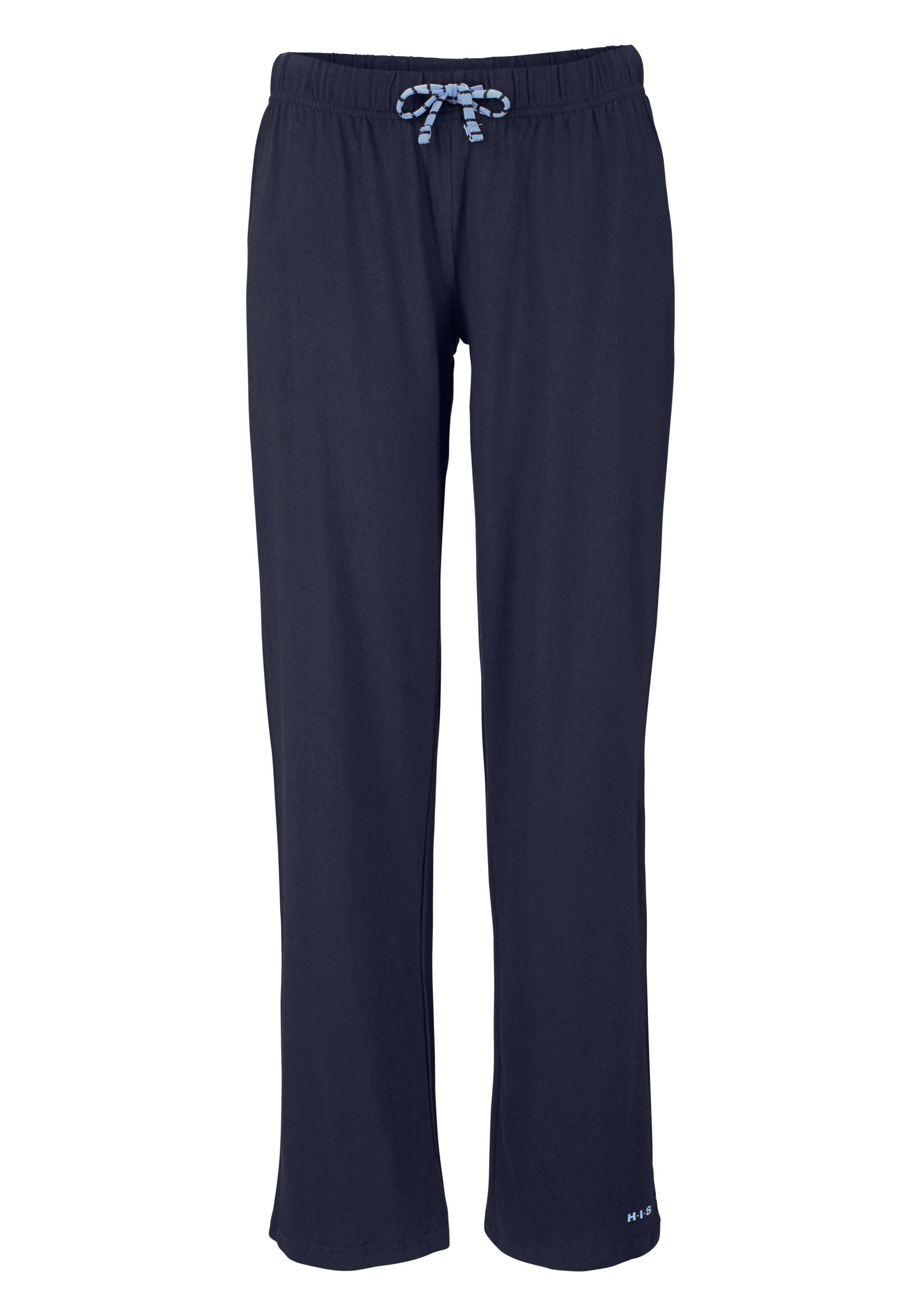 H.I.S Pyjama met strepen van voorgeverfd garen (2-delig, 1 stuk)