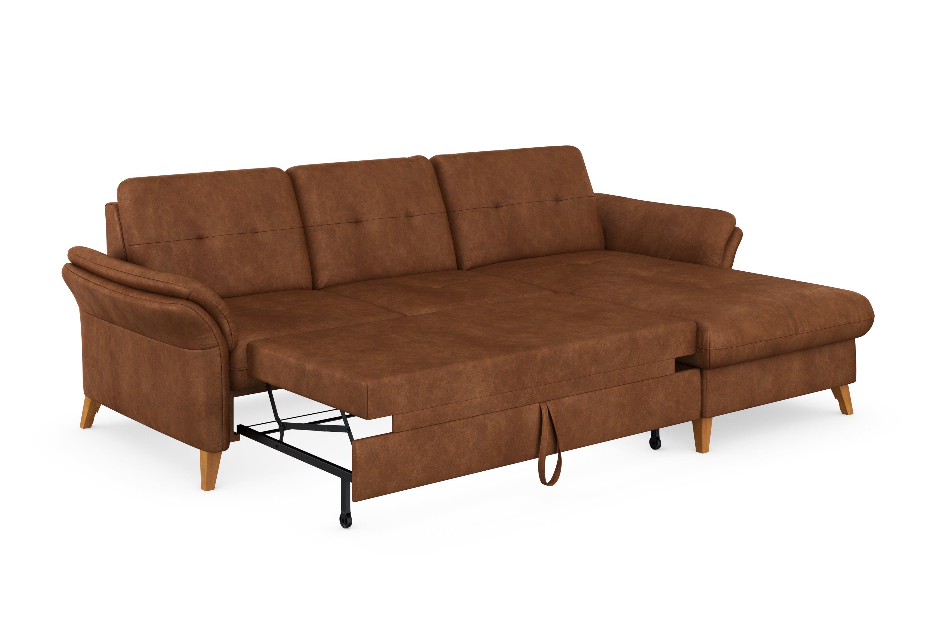 sit&more Hoekbank Göteborg Zitdiepteverstelling en binnenvering, naar keuze met slaapfunctie