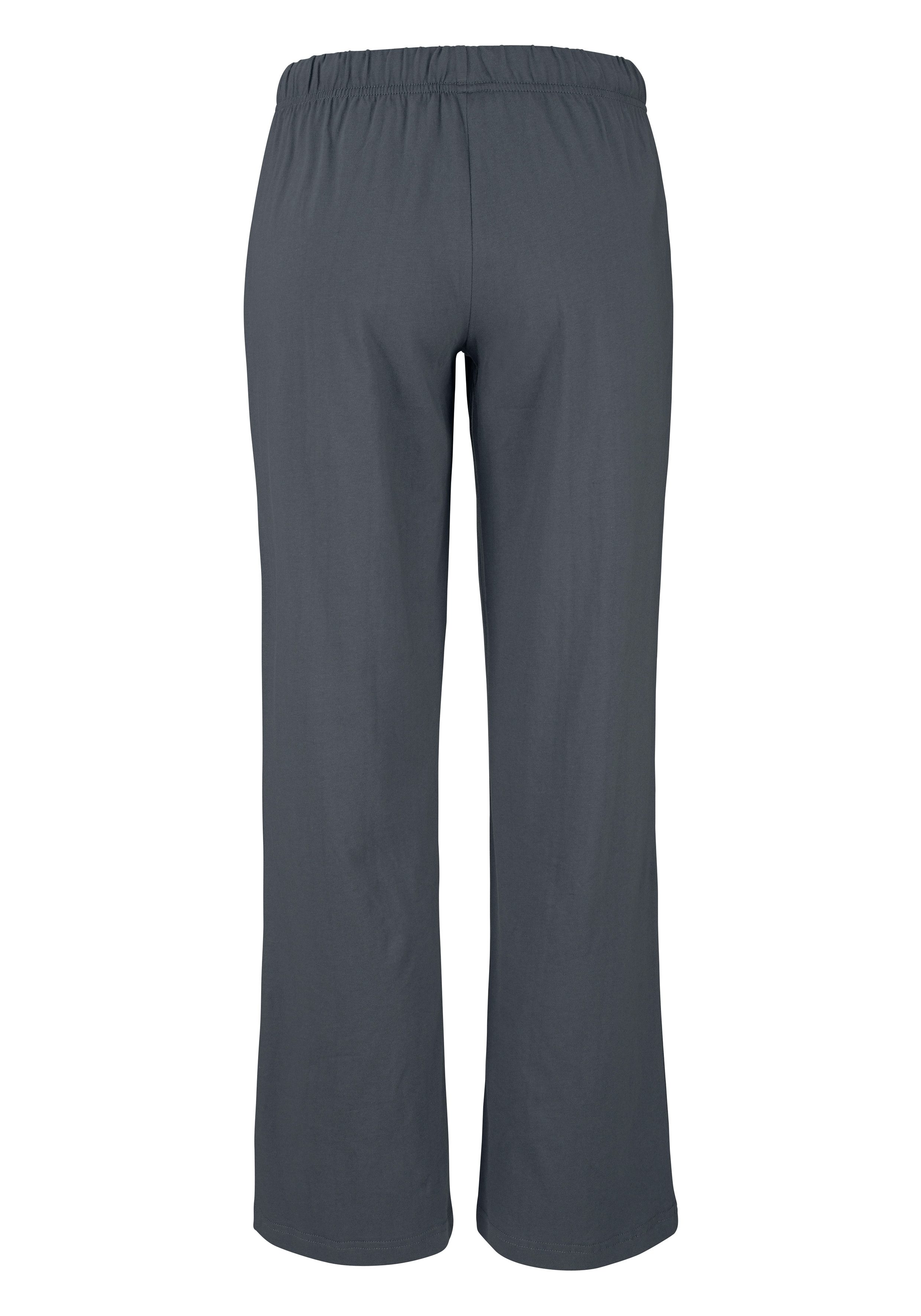 H.I.S Pyjama met strepen van voorgeverfd garen (2-delig, 1 stuk)